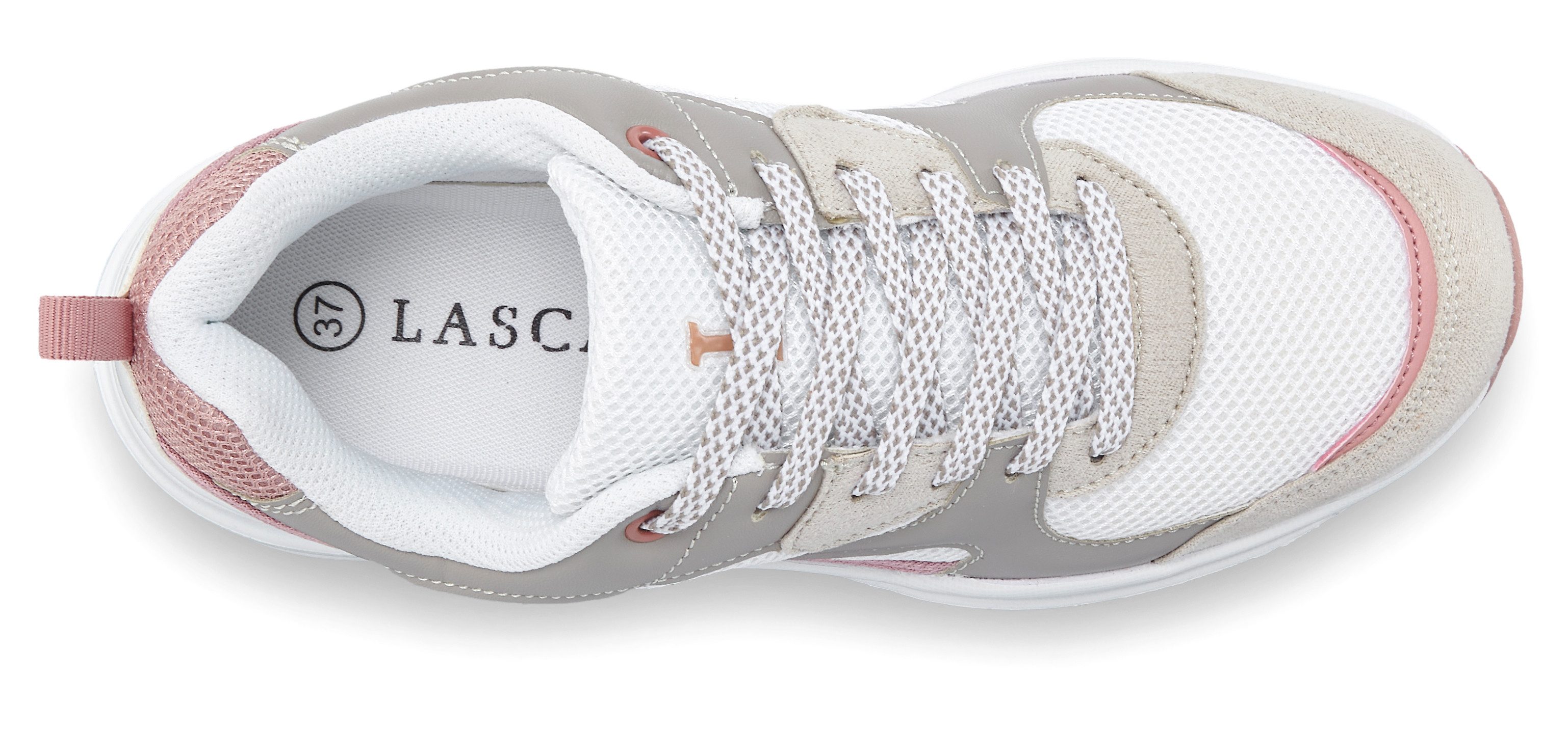 Lascana Sneakers met ultralichte chunky-zool, veterschoen, vrijetijdsschoen