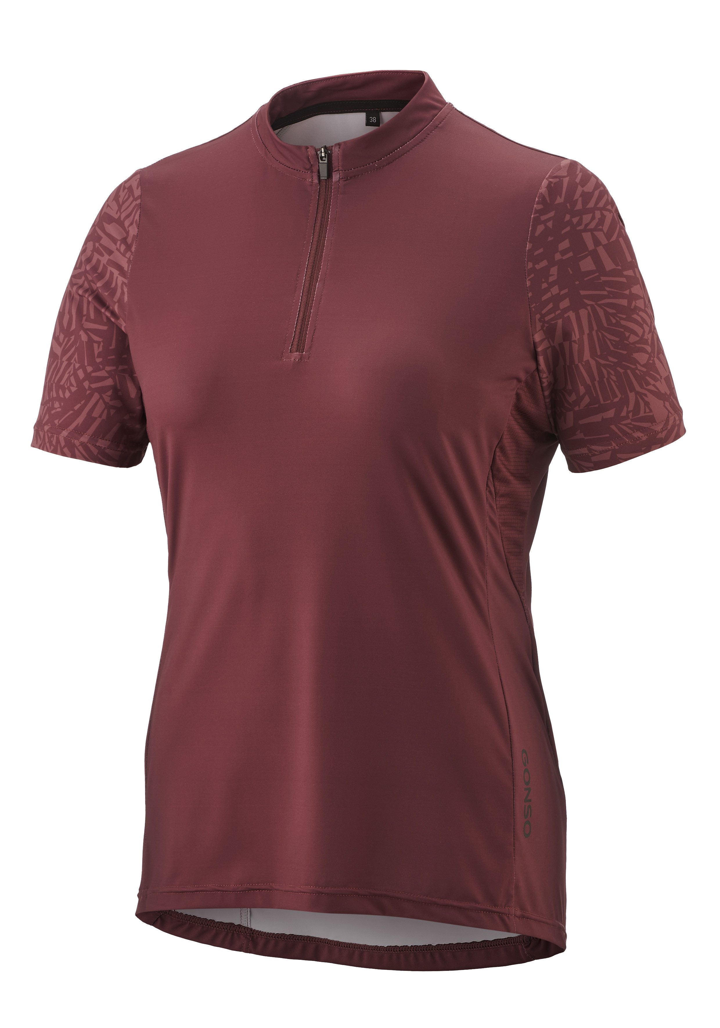 Gonso Fietsshirt Adventure Jersey Halfzip W Dames fiets trui korte mouwen, rugzak met rits, quick-dry, slim fit