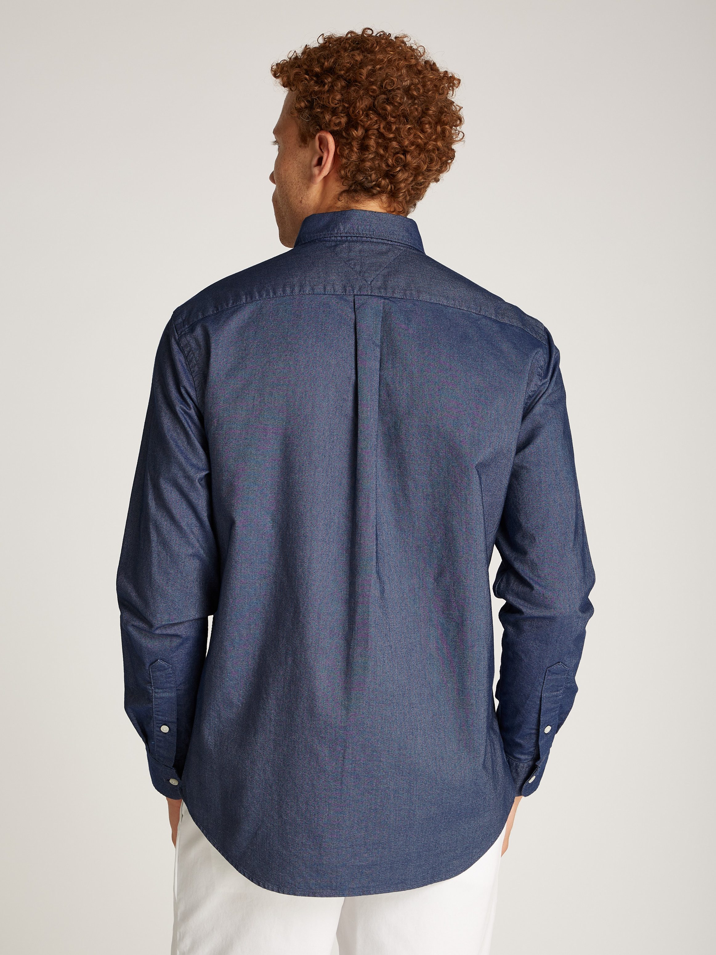 Tommy Hilfiger Overhemd met lange mouwen SOLID HERITAGE OXFORD RF SHIRT