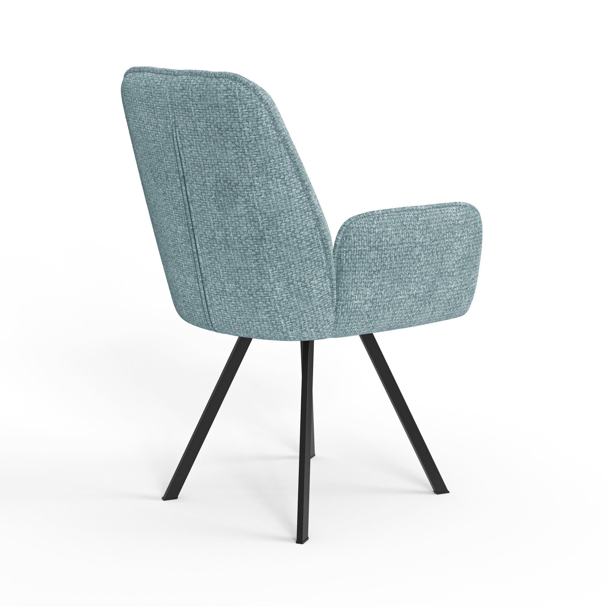 Home affaire Stoel met armleuningen Mily eetkamerstoel, gestoffeerde fauteuil, woonstoel, eetstoel met armleuningen (set, 2 stuks)