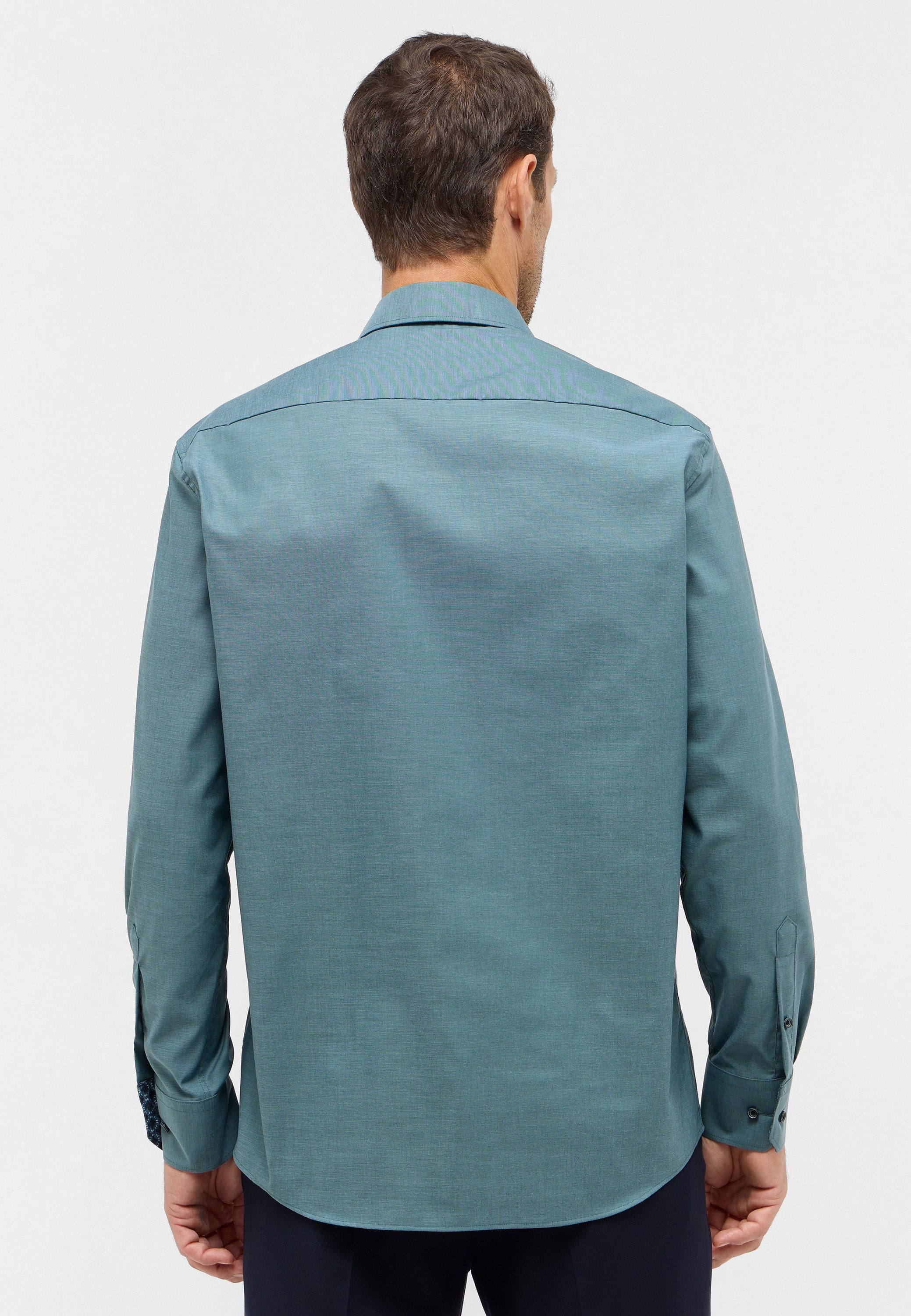 Eterna Overhemd met lange mouwen Comfort fit NON IRON (strijkvrij)