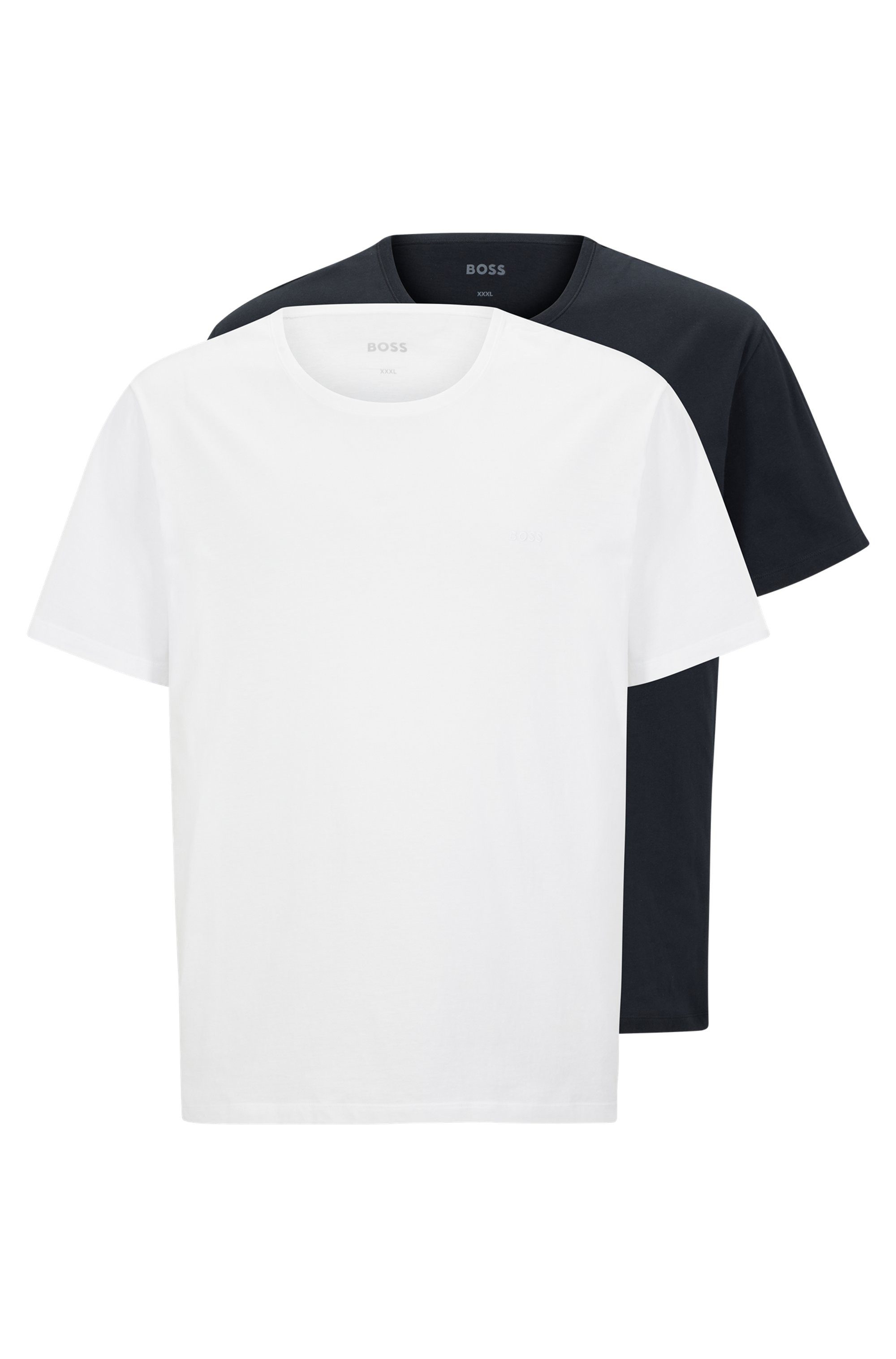 BOSS Shirt met ronde hals B-TShirtRN 2P Comfor (2-delig, Set van 2)