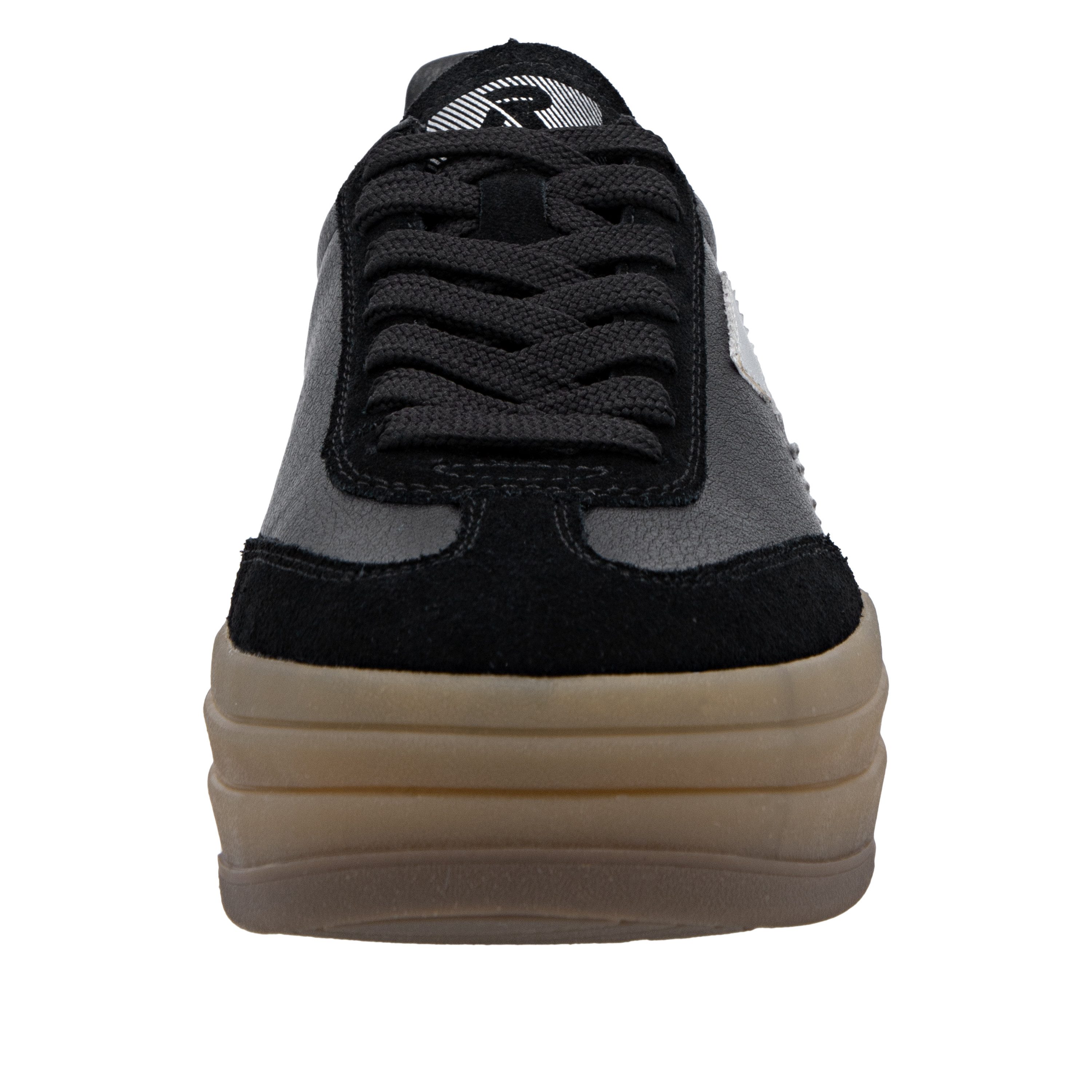 R-Rieker Plateausneakers Swing2GO Retro-sneaker, veterschoen, lage schoen met trendy plateauzool
