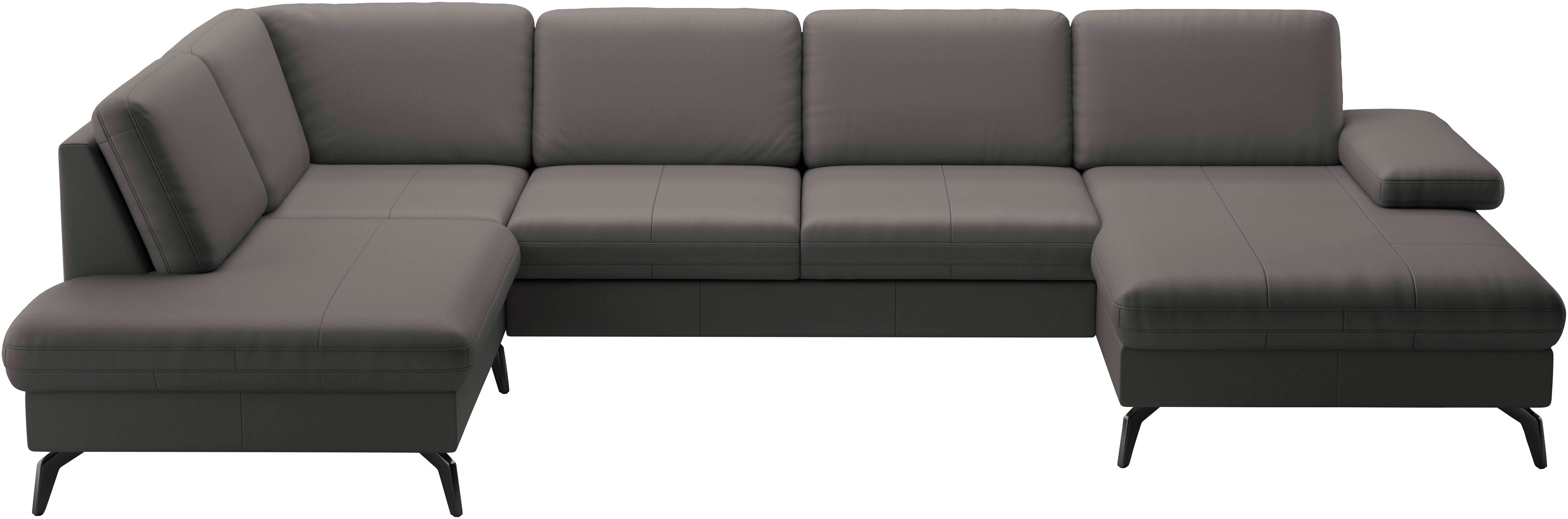 sit&more Zithoek Morris U-vorm, incl. zitdiepteverstelling keuze uit armleuningverstelling, bedfunctie & bedlade