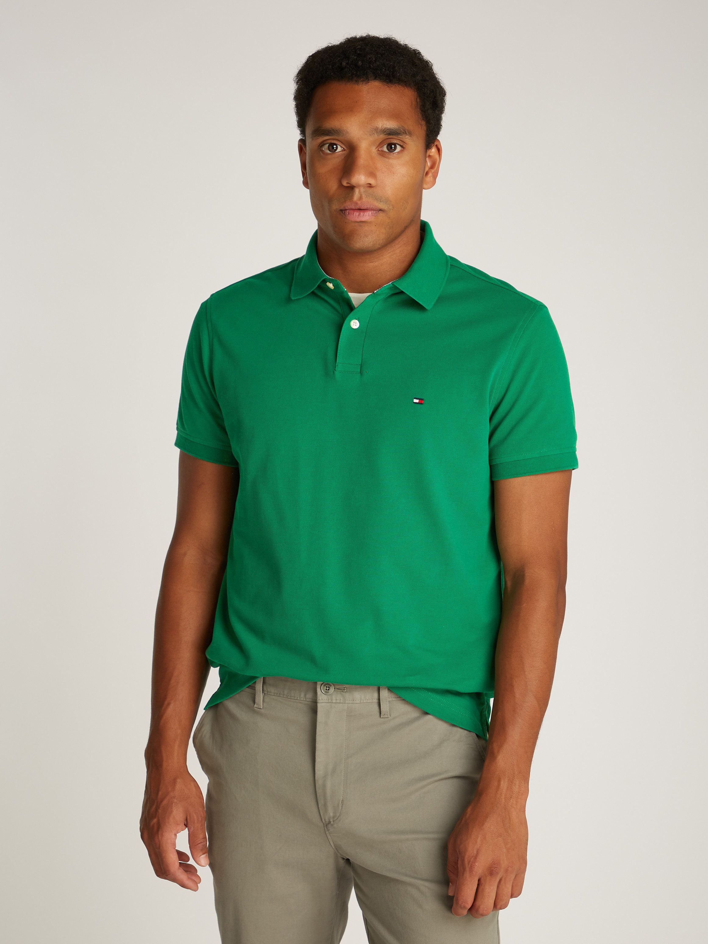 Tommy Hilfiger Poloshirt 1985 REGULAR POLO met contraststrepen in de kraag