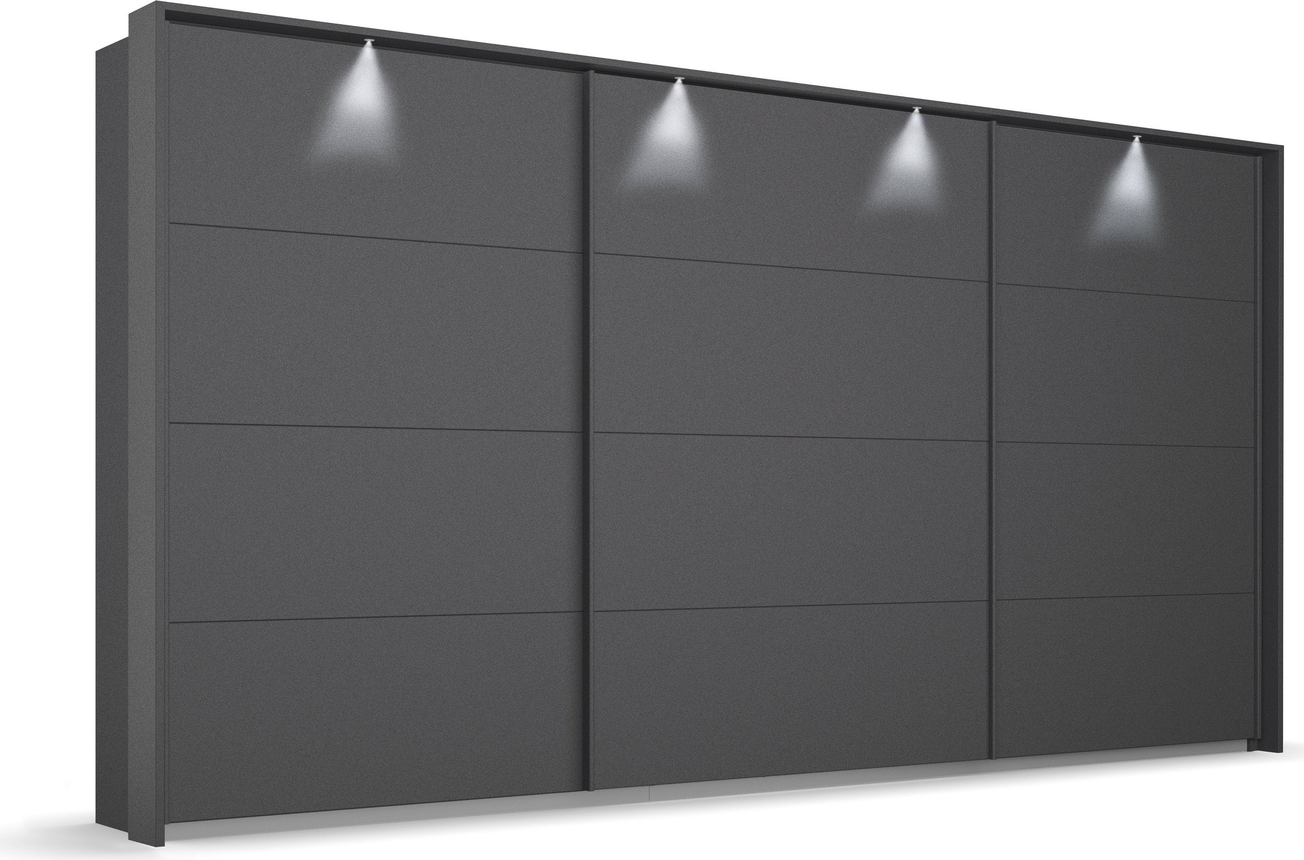 rauch Zweefdeurkast Oteli incl. passe-partout optioneel met verlichting