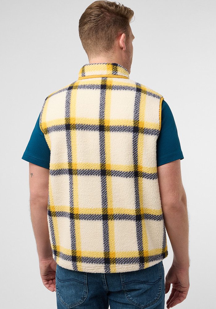 Jack Wolfskin Mouwloos fleecevest FELSLICHT CHECK VEST M