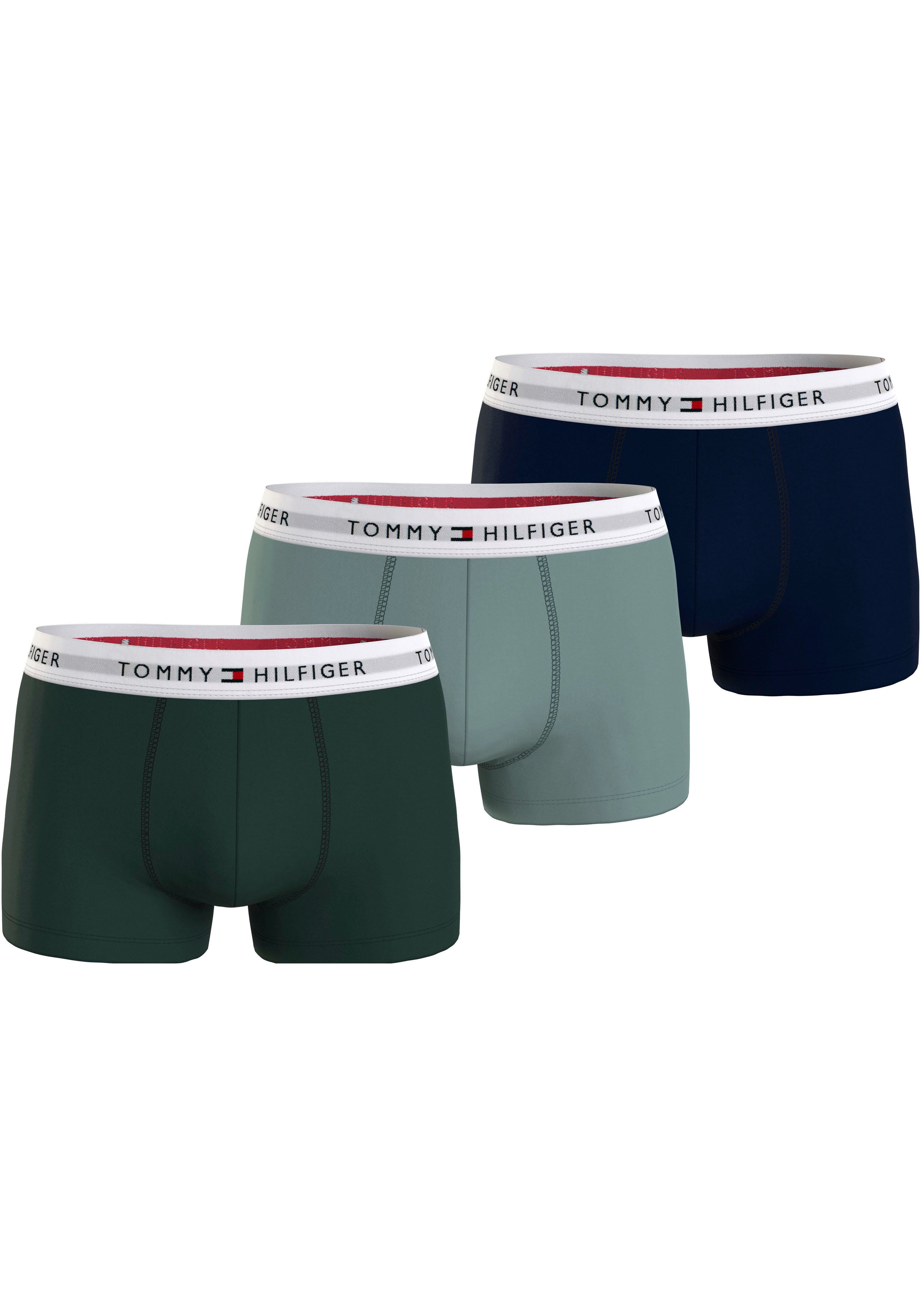 Tommy Hilfiger Underwear Trunk 3P TRUNK met een logo-opschrift (3 stuks)