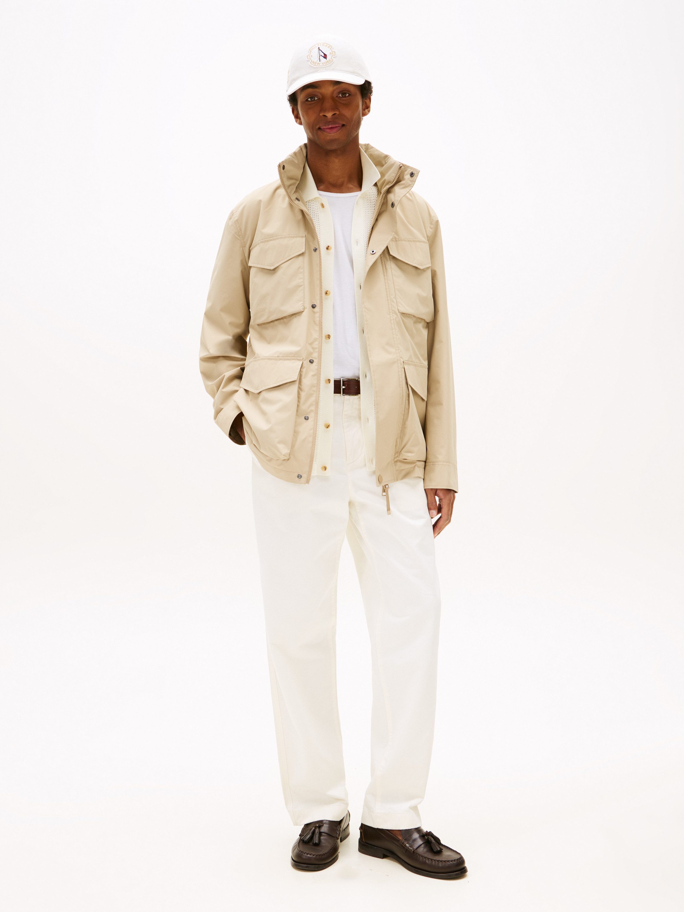 Tommy Hilfiger Field-jacket PACKABLE FIELD JACKET Capuchon op te bergen in de kraag