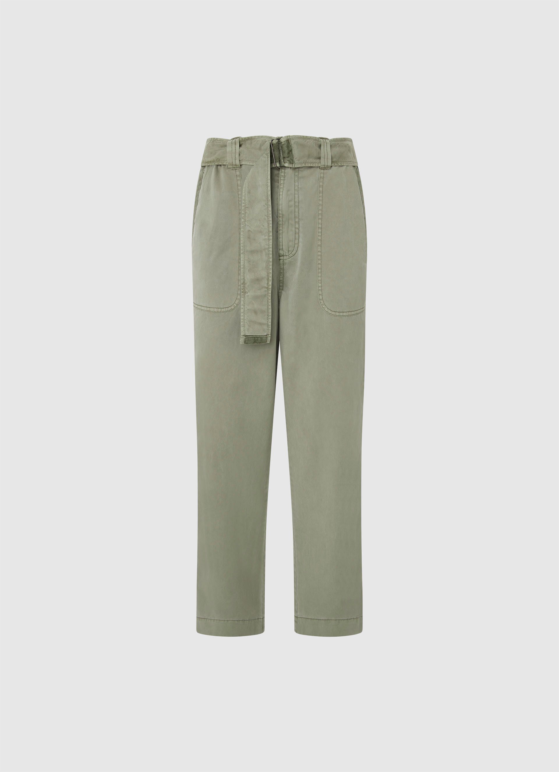 Pepe Jeans Cargobroek Aylin met streepbeleg