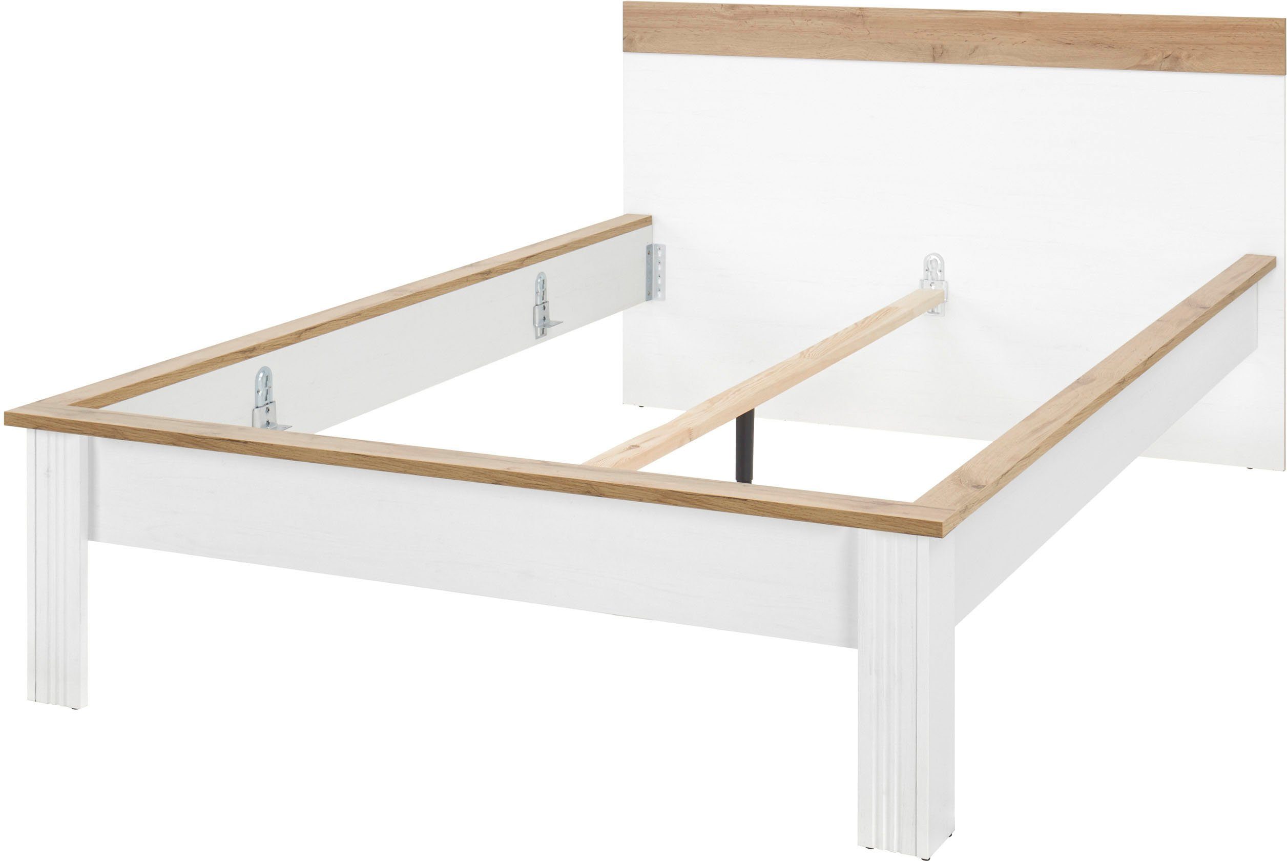 Home affaire Slaapkamerserie Westminster Bed breedte ligoppervlak 90 of 140 cm en 1 nachtkastje