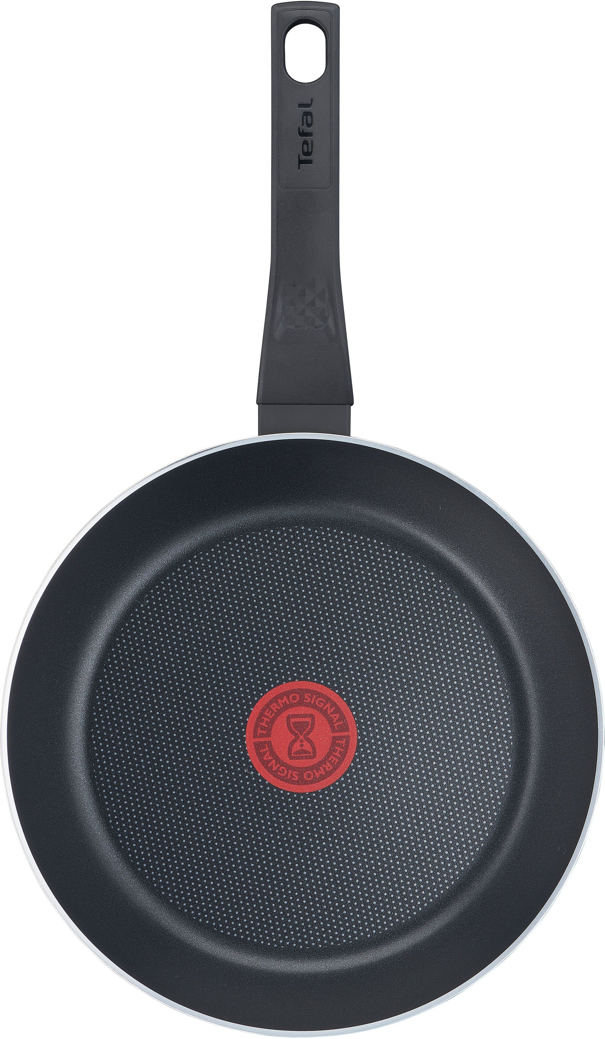 Tefal Pannenset Easy Cook & Clean, anti-aanbaklaag, niet inductiegeschikt Thermo-signaal bij ideale braadtemperatuur, Made in France (set, 2-delig)