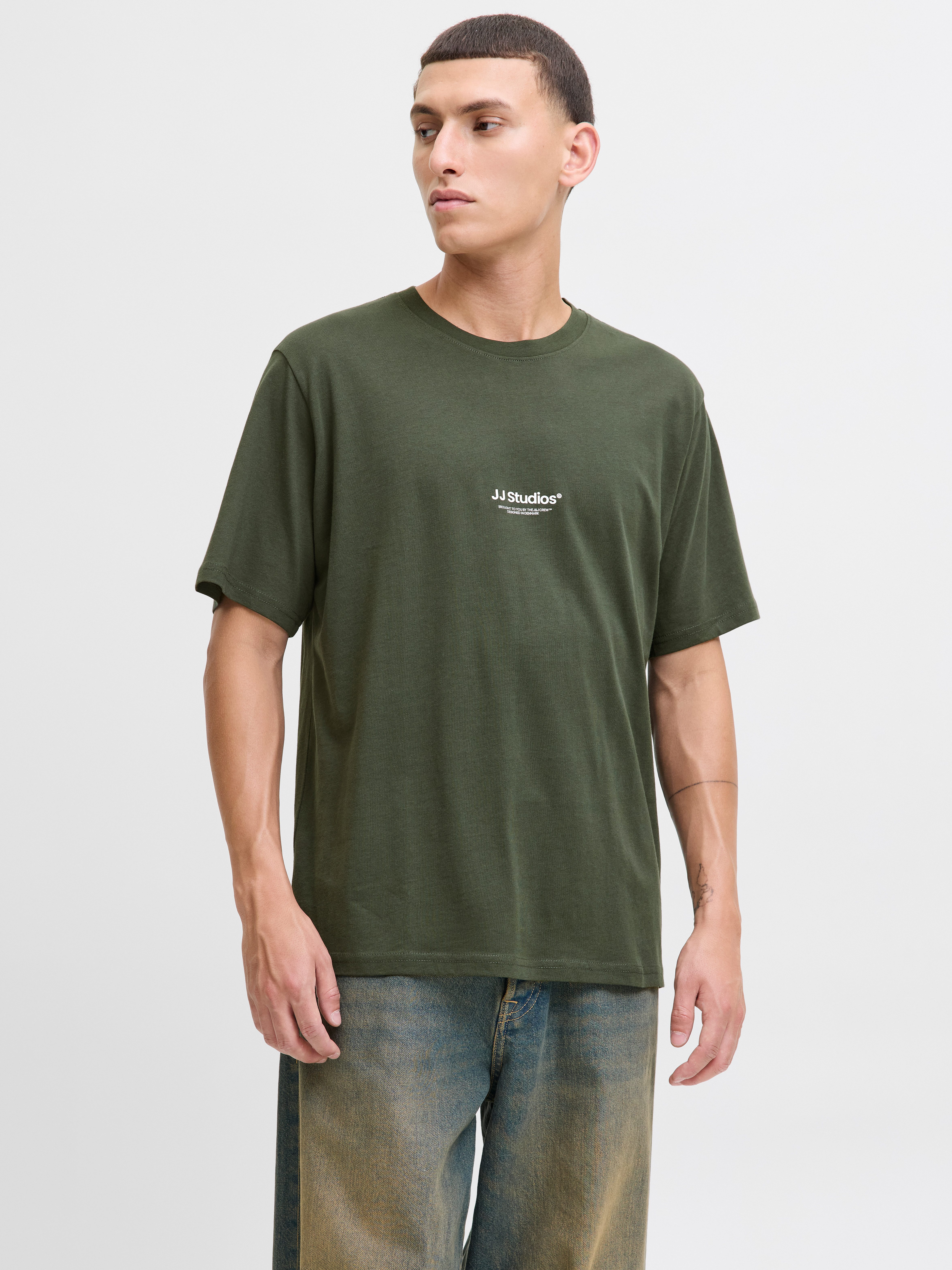 Jack & Jones Shirt met korte mouwen JJESOHO TEE SS CREW NECK 2PK MP (set, 2-delig)