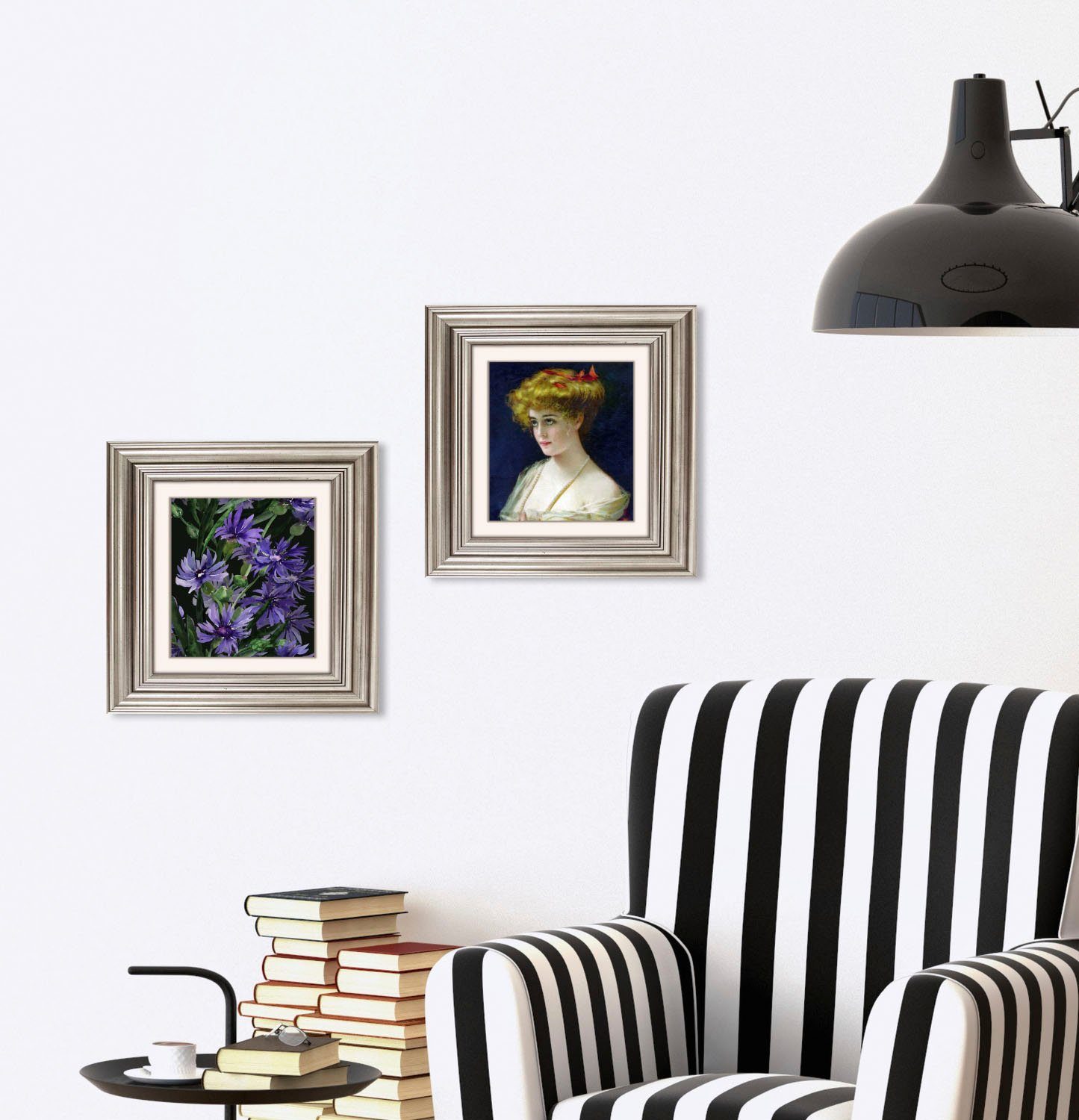 queence Artprint op acrylglas Bloemen Fine Art-print in galeriekwaliteit