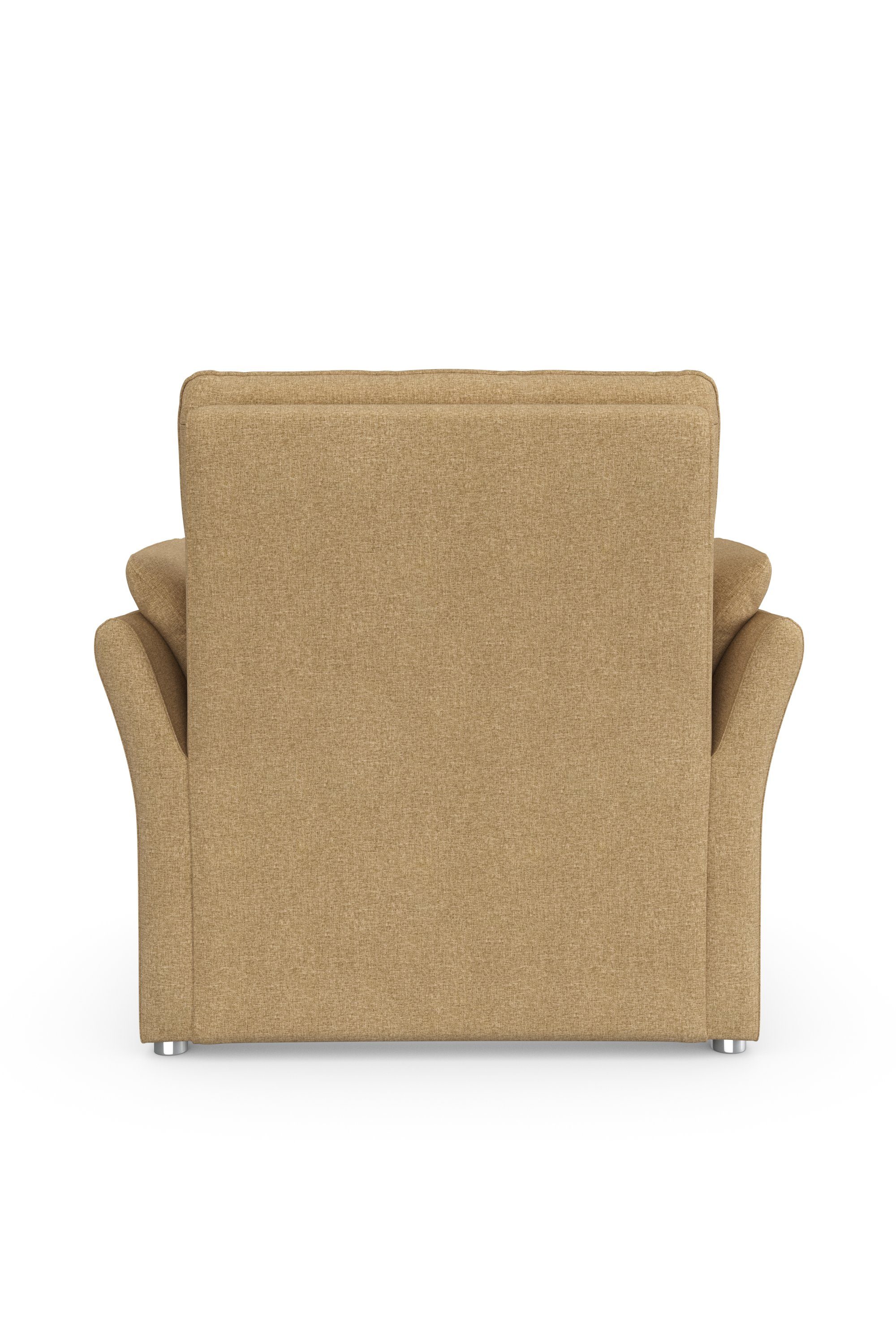 DOMO collection Fauteuil Pina elegante en tijdloze clubstoel, comfortabele cocktailsstoel