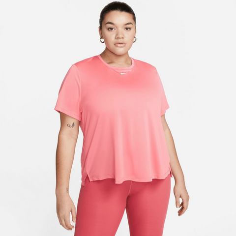 NU 20% KORTING: Nike Trainingsshirt Dri-FIT One Women's Standard Fit Short-Sleeve Top (Plus Size)