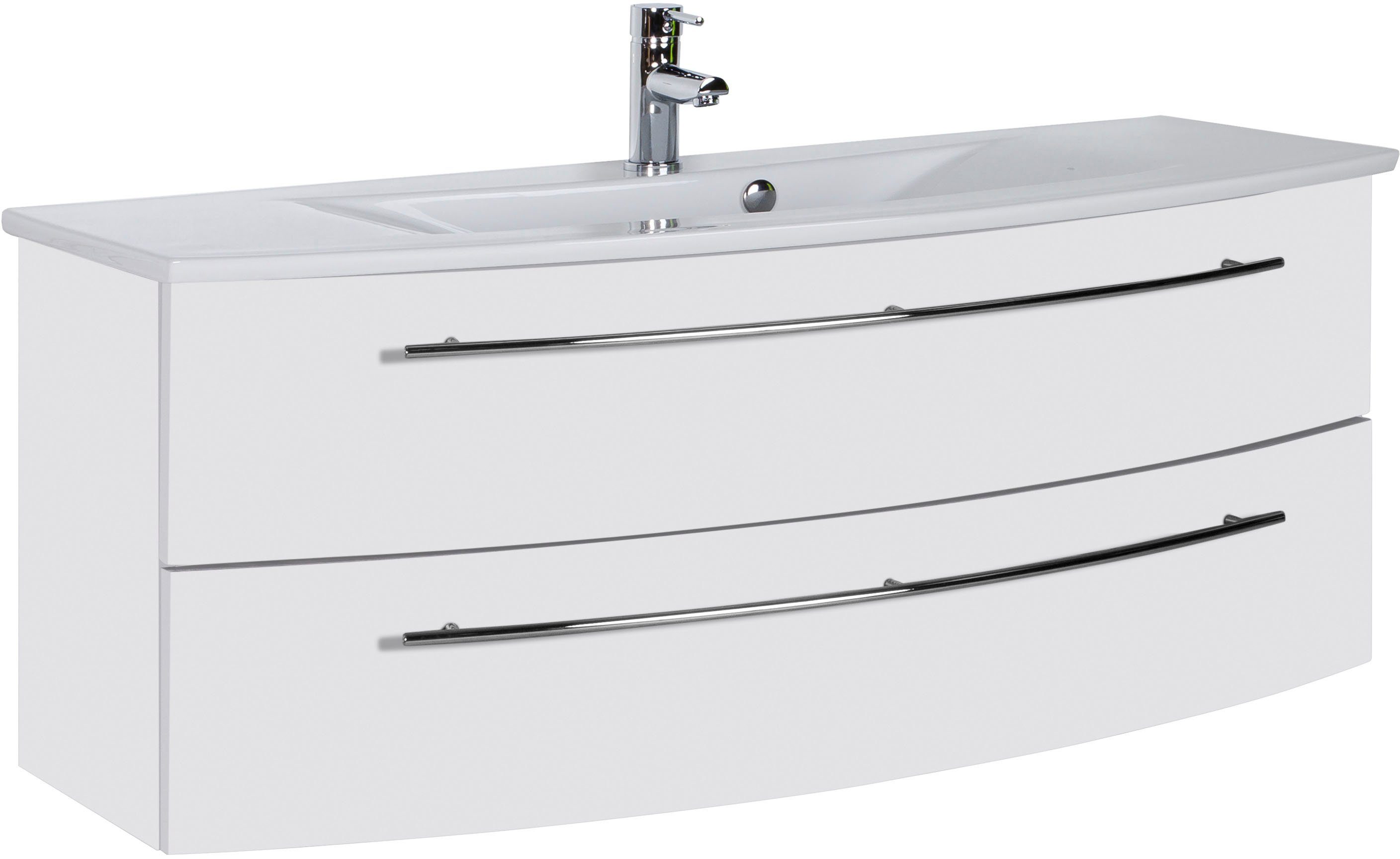 MARLIN Wastafelonderkast 3040 breedte 121 cm wastafelmeubels wit