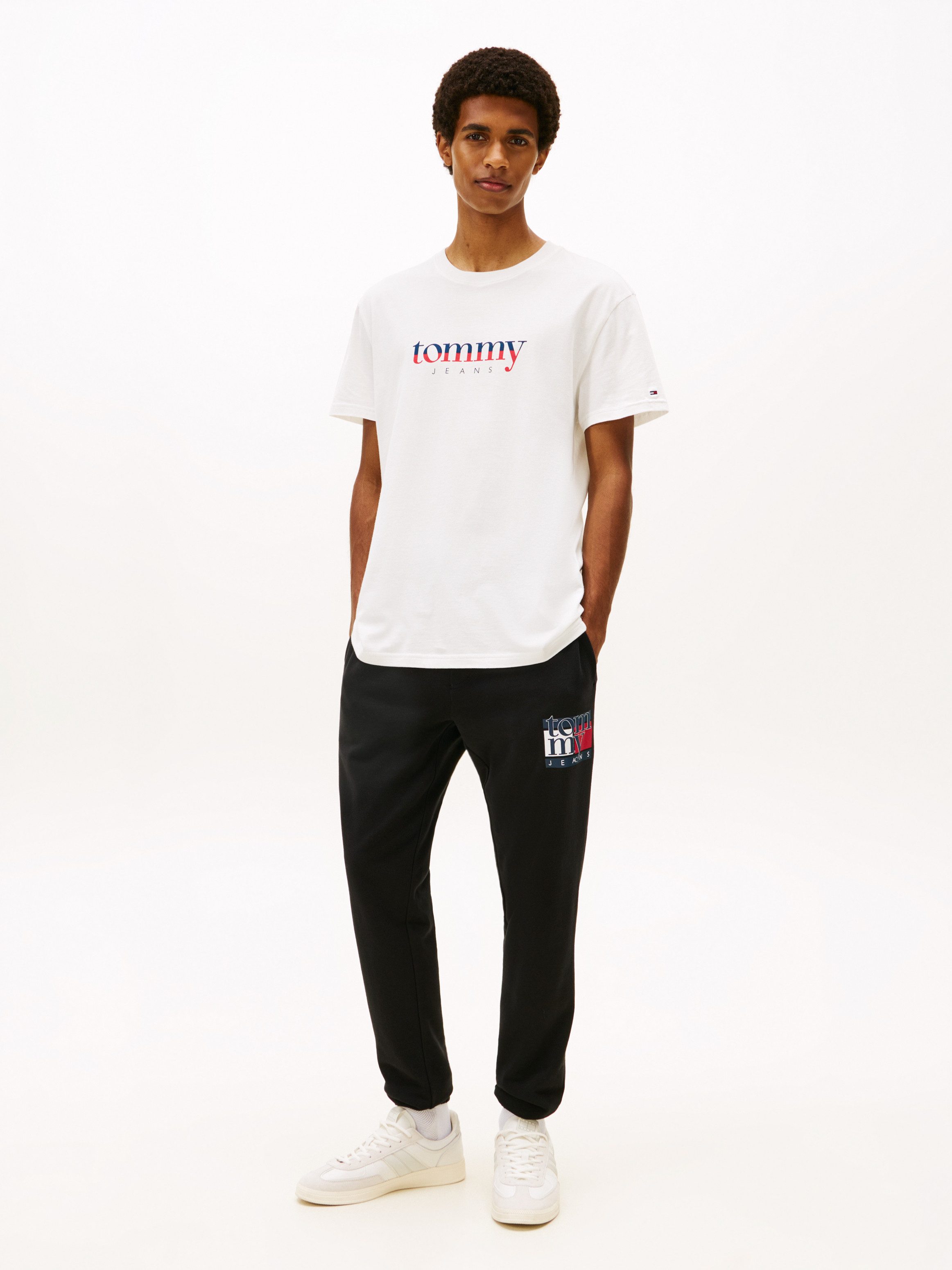 TOMMY JEANS T-shirt Van jersey met logo