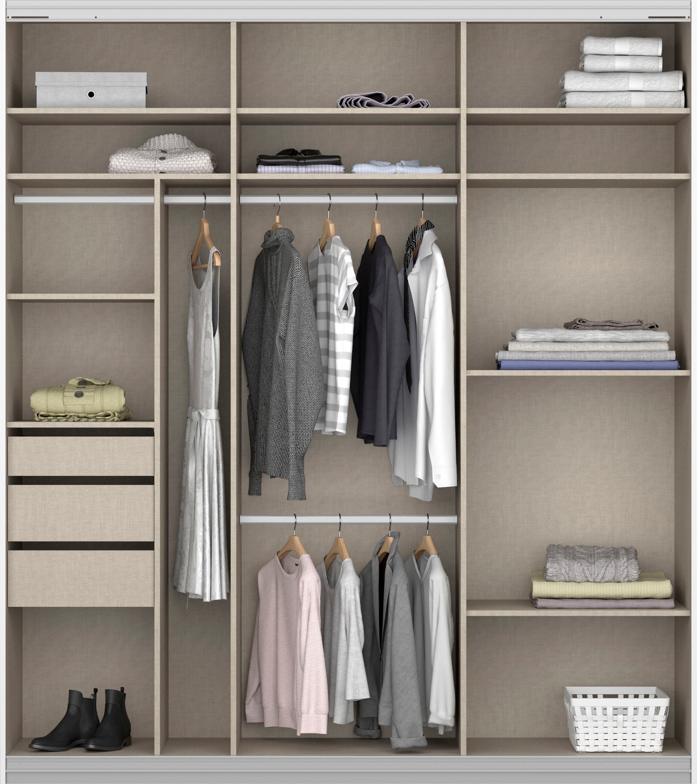 rauch Zweefdeurkast Kledingkast kast garderobe TOPSELLER OTELI incl. binnenindeling