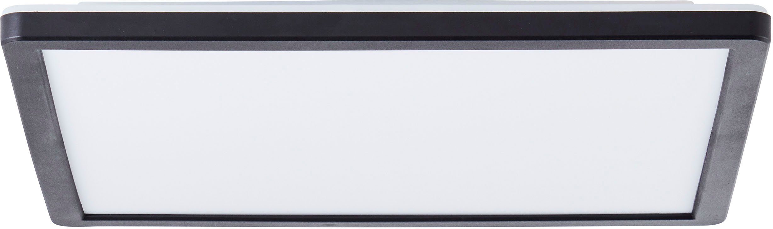 my home Led-plafondlamp Elliot 29,5 x 29,5 cm, 2200 lumen, 3000-6500 kelvin, wit/zwart (1 stuk)