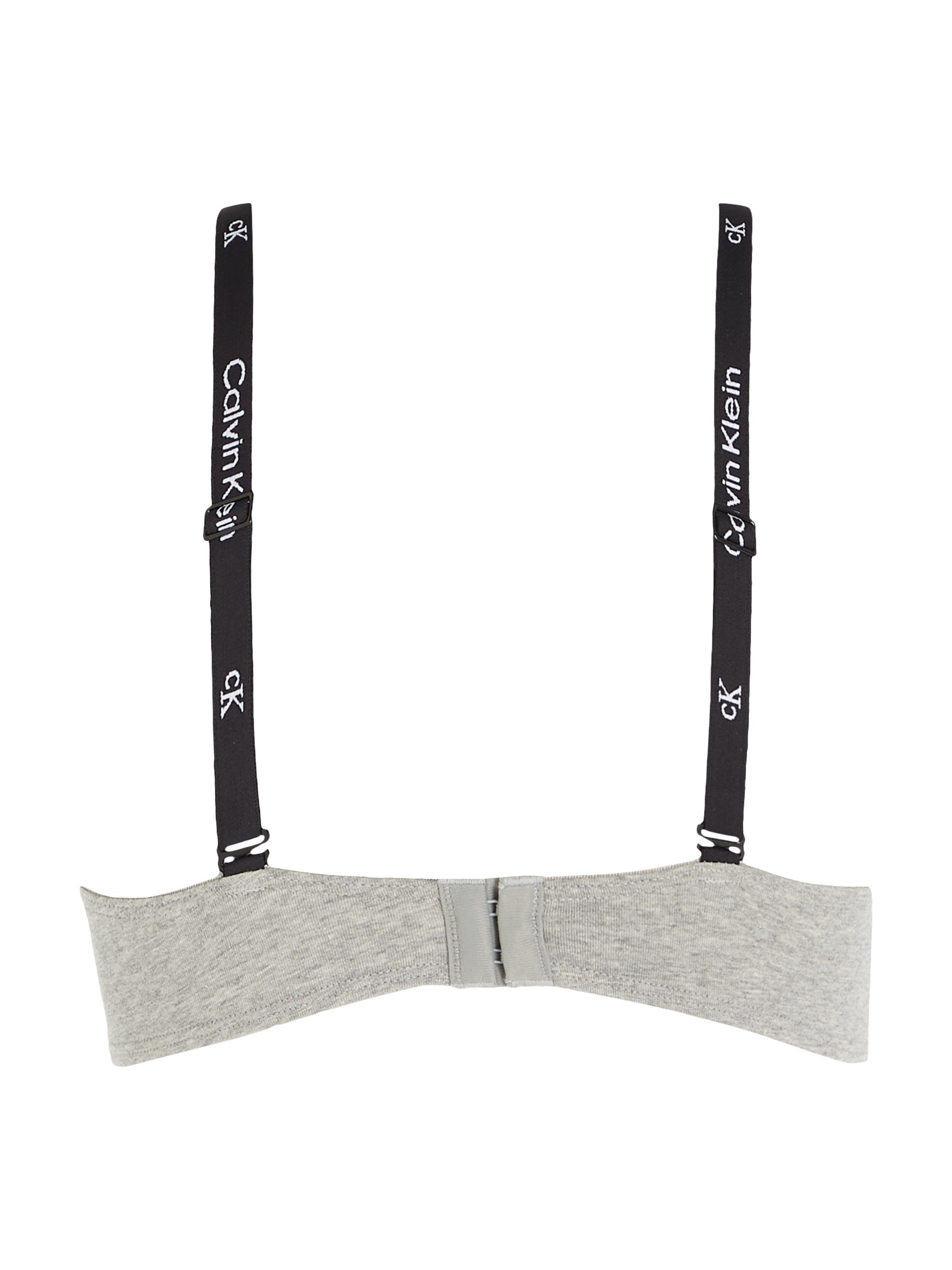 Calvin Klein Beugel-bh LIGHTLY LINED DEMI met logoprint op de bandjes