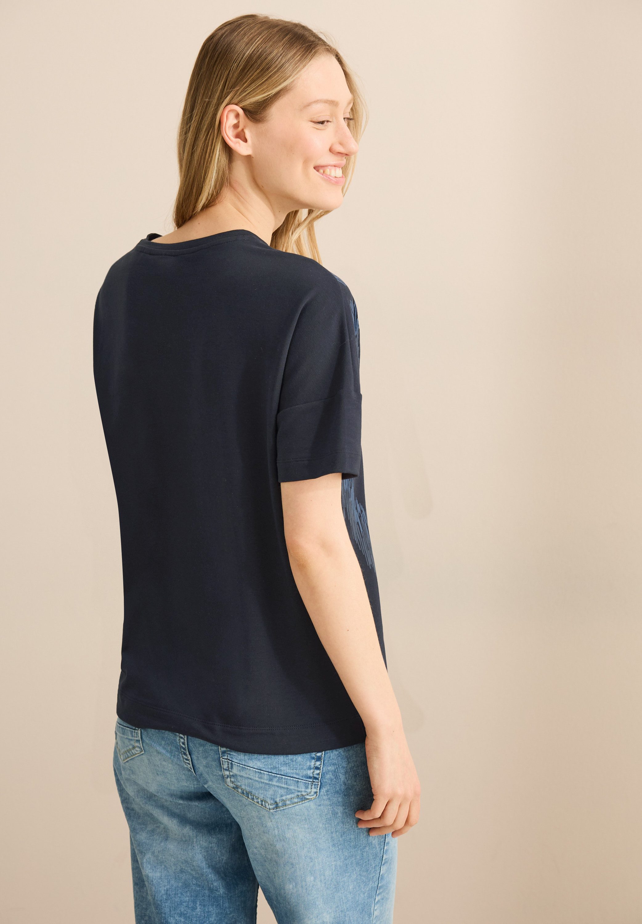 Cecil Shirt met print met tekst