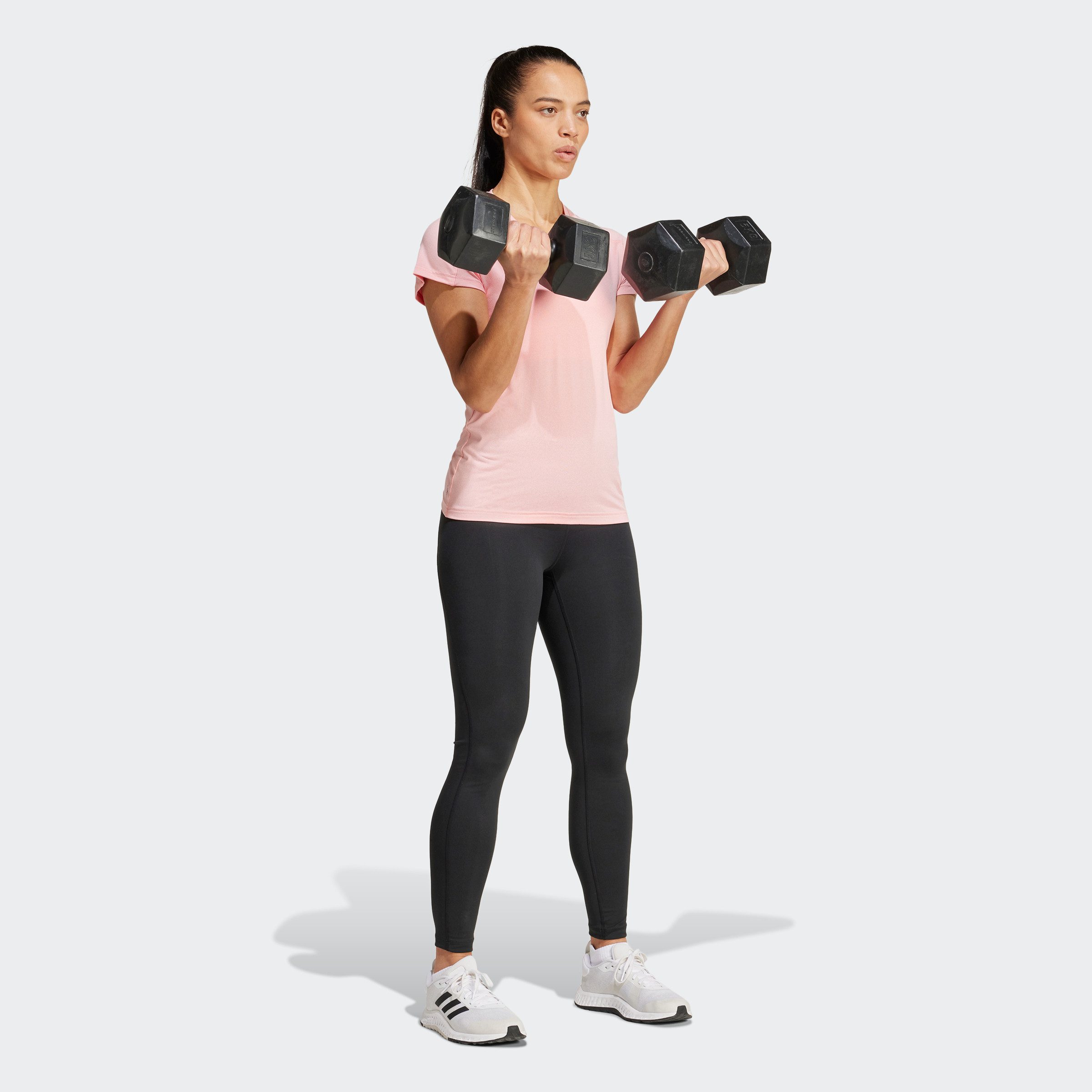 adidas Performance T-shirt TR-ES MIN T Trainingsshirt vochtabsorberend met V-hals