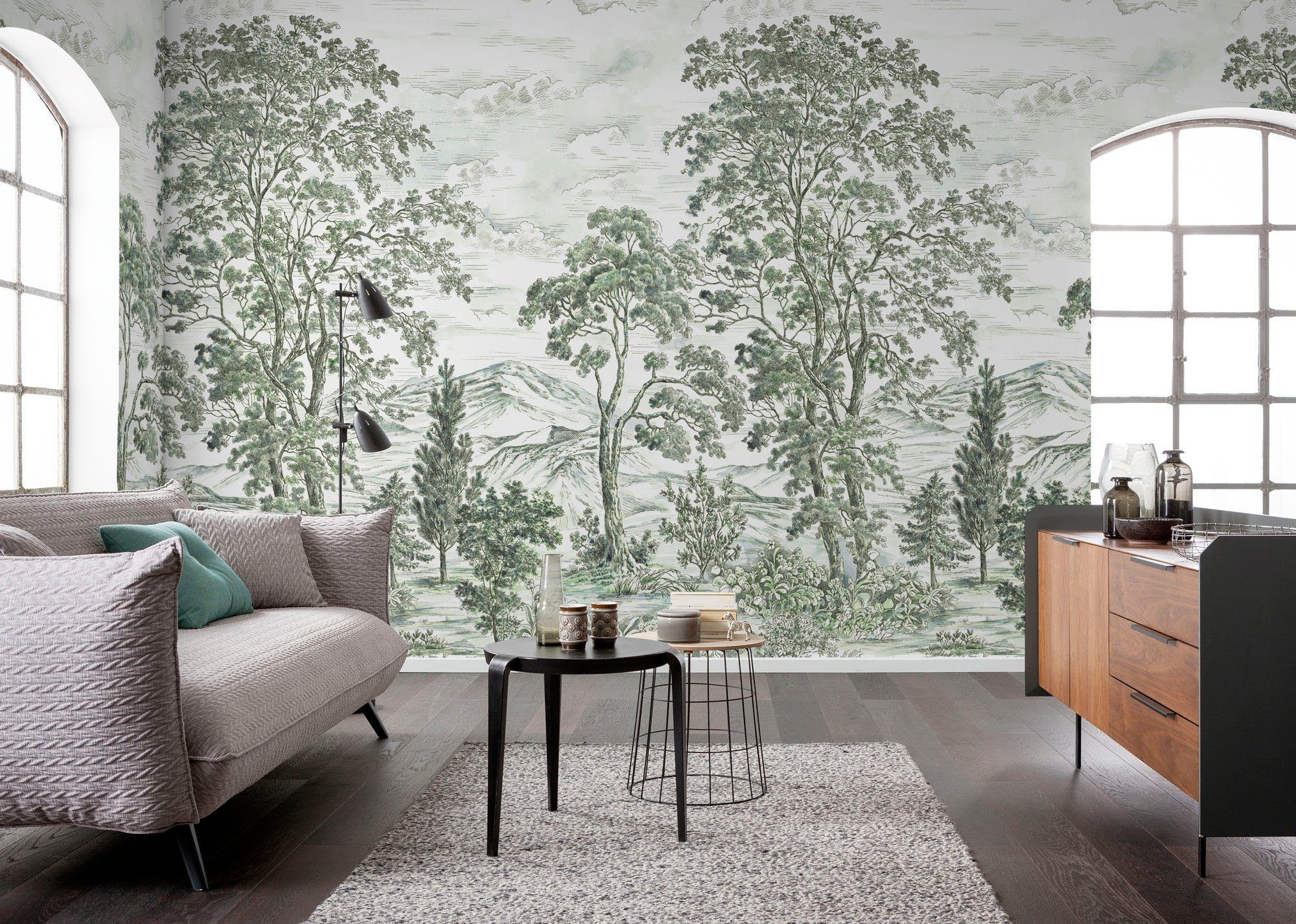 Komar Vliesbehang Digitale print vlies - Forest Fairy - Afmeting 200 x 250 cm (1 stuk)