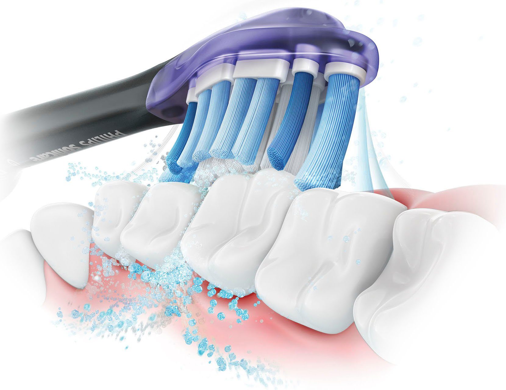 Philips Sonicare Elektrische tandenborstel DiamondClean 9400, HX9917 met geïntegreerde druksensor, 4 reinigingsprogramma's en 3 intensiteitsniveaus