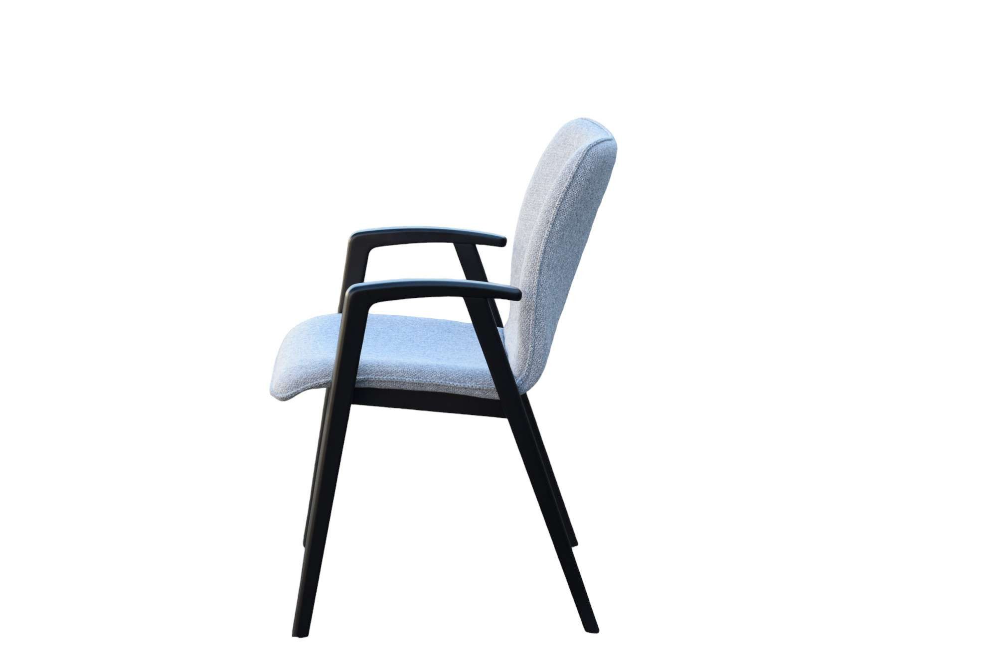 Home affaire Stoel met armleuningen Loreen eetkamerstoel, gestoffeerde stoel, woonstoel, eetstoel met armleuningen (set, 2 stuks)