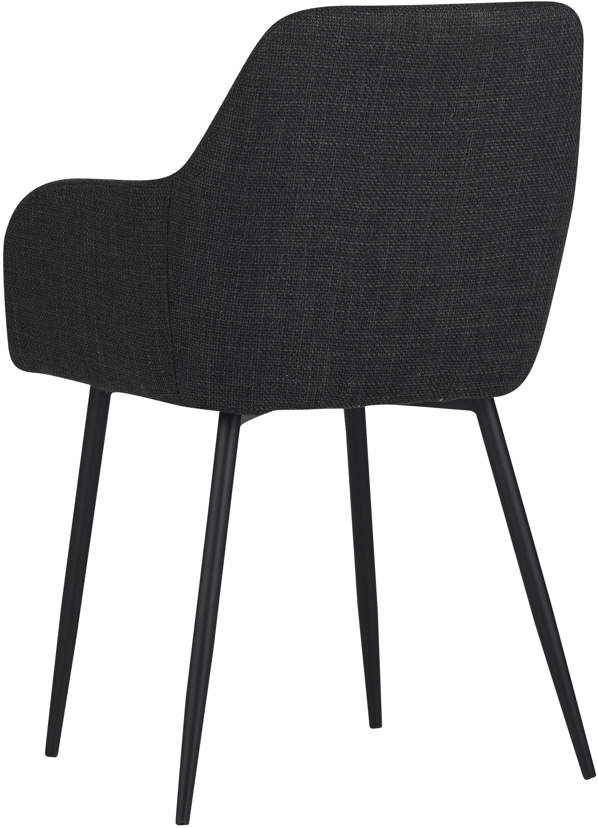 HELA Eethoek MOSEL Tafel 90x75 cm, ronde plaat, gesinterde steen, armleuningsstoel (3-delig)
