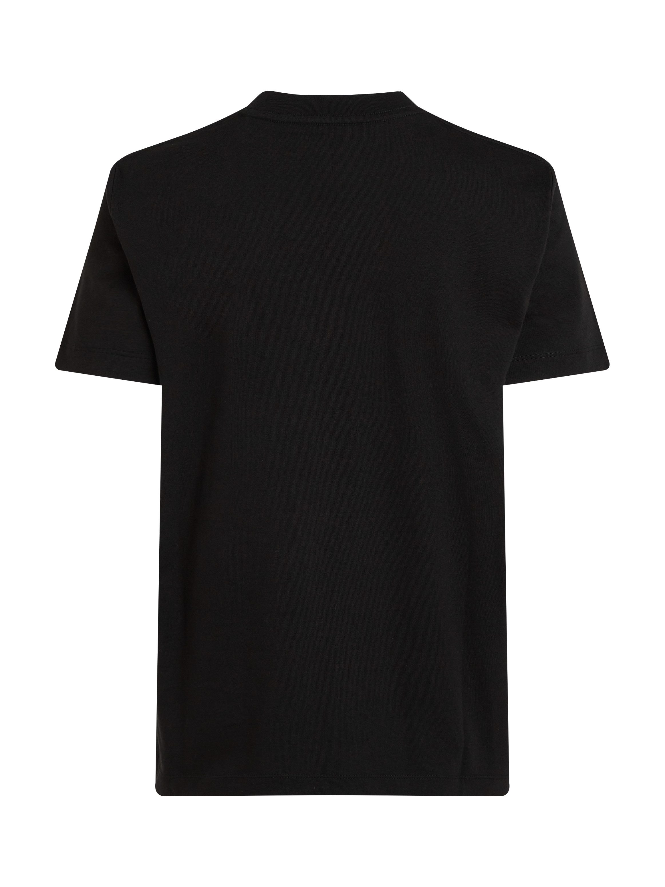 Calvin Klein Jeans Plus T-shirt PLUS GLOSSY MONOLOGO REGULAR TEE met glanzende print in grote maten