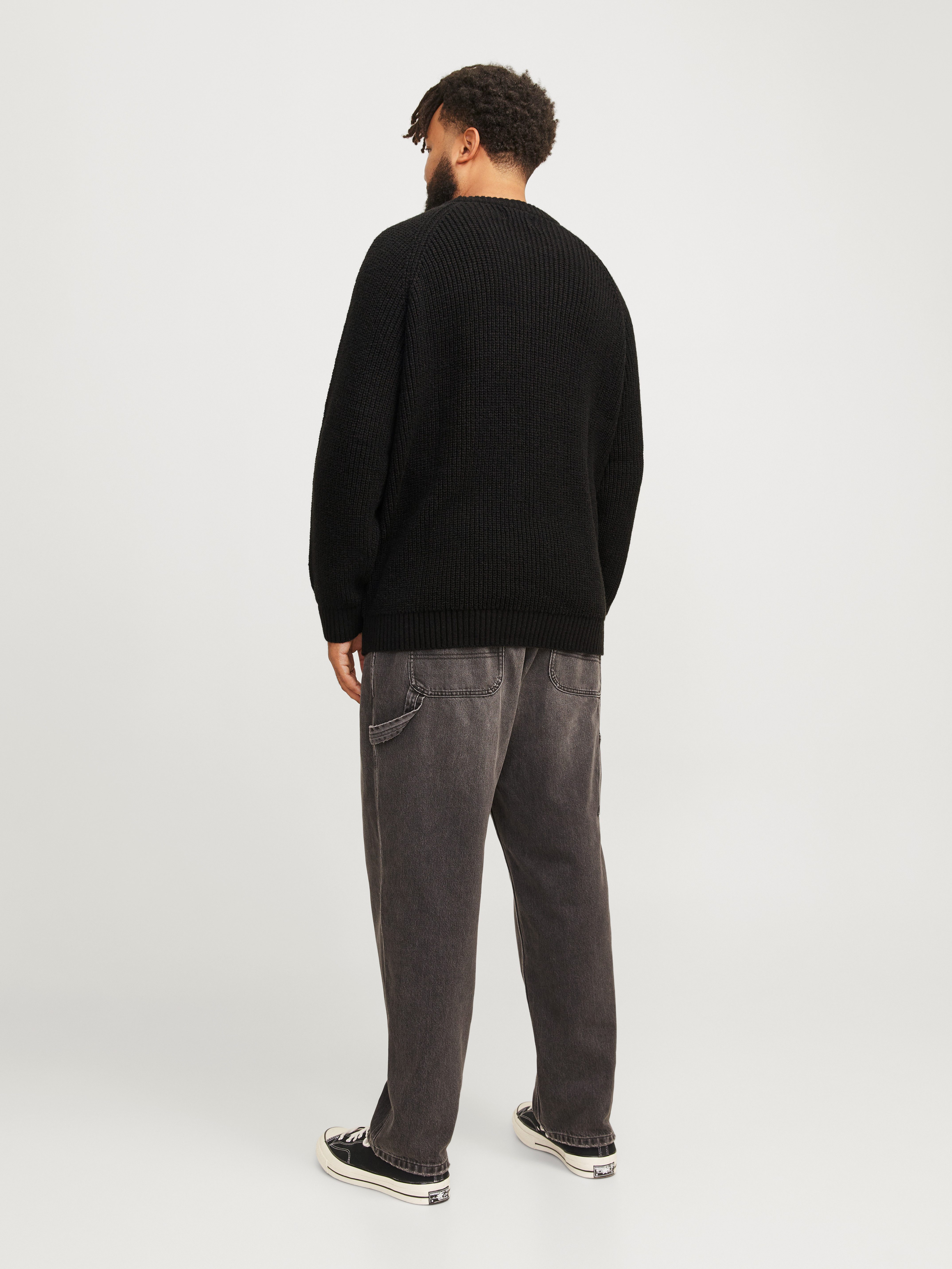 Jack & Jones PlusSize Trui met ronde hals JJJONES KNIT CREW NECK PLS