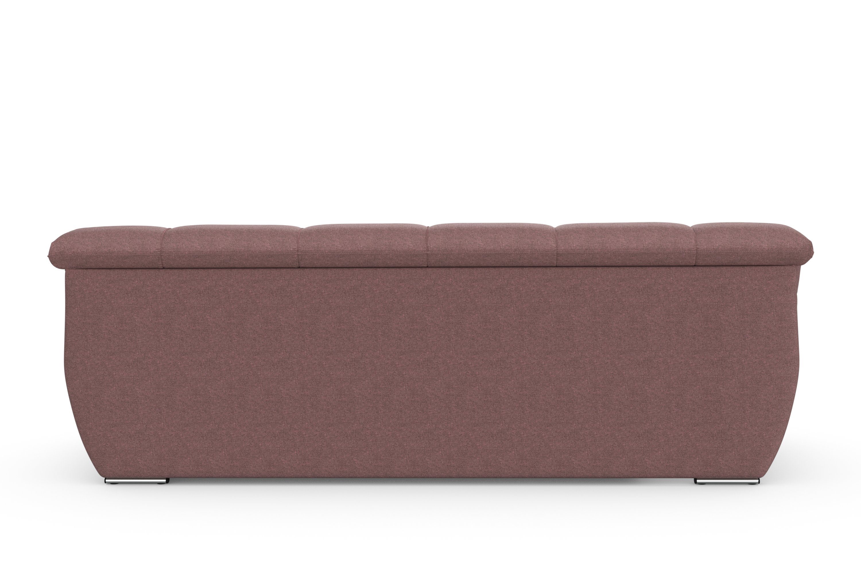 DOMO collection 3-zitsbank Splash, moderne stiksels in de zitting en rug, comfortabel,