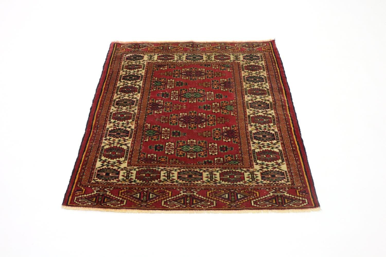morgenland Wollen kleed Buchara vloerkleed met de hand geknoopt rood
