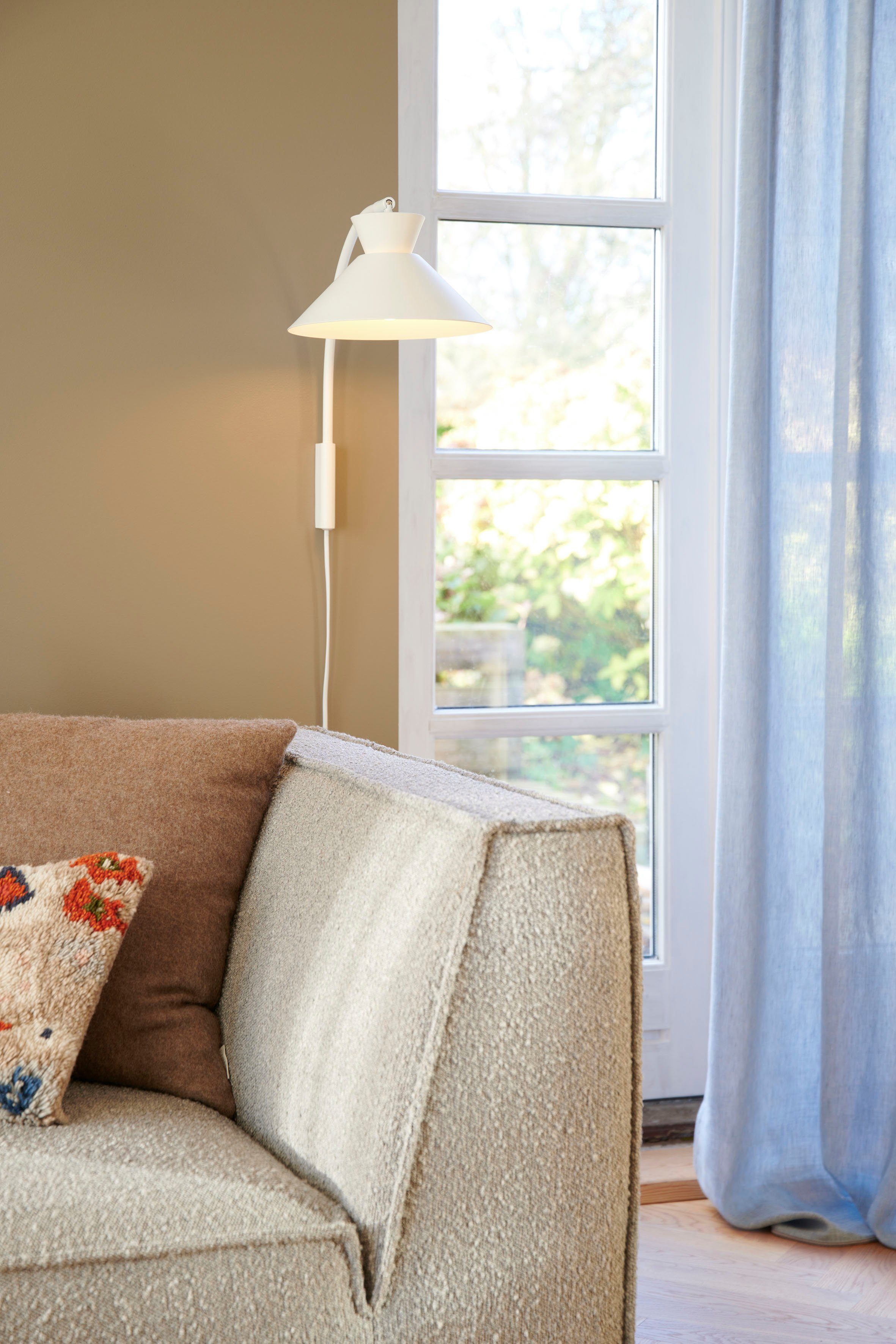 Nordlux Wandlamp Dial Noordse eenvoud met duidelijke lijnen, decoratief uplight-effect (1 stuk)