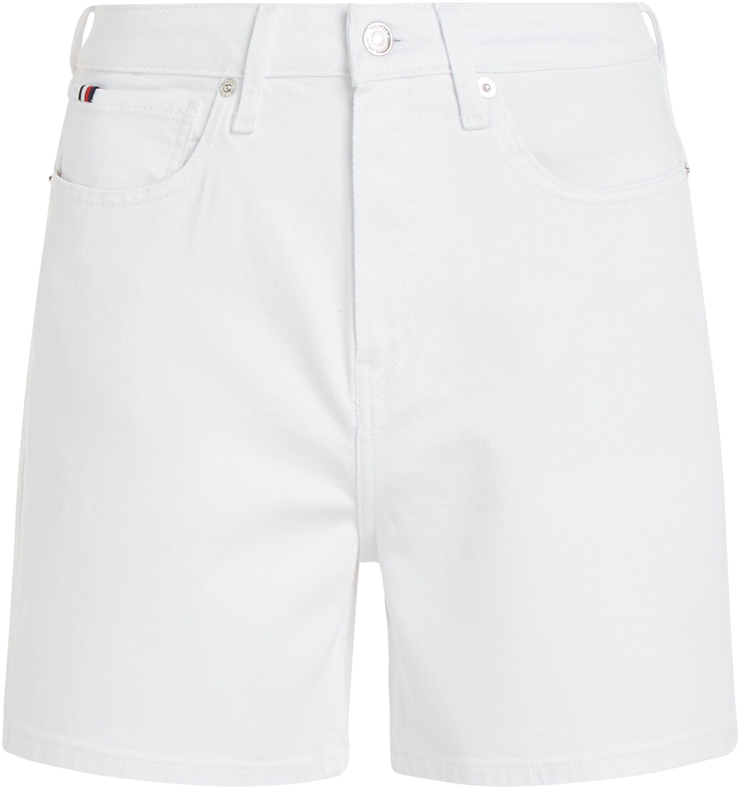 Tommy Hilfiger Short DNM STRAIGHT SHORT HW WHITE