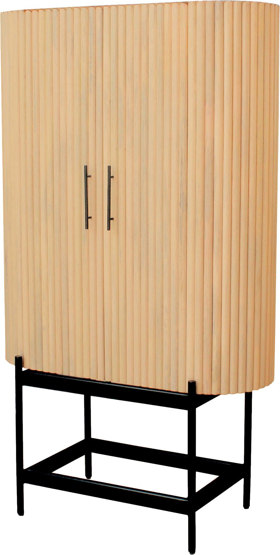 SIT Multifunctionele kast Lamellenontwerp in retro stijl (1 stuk)