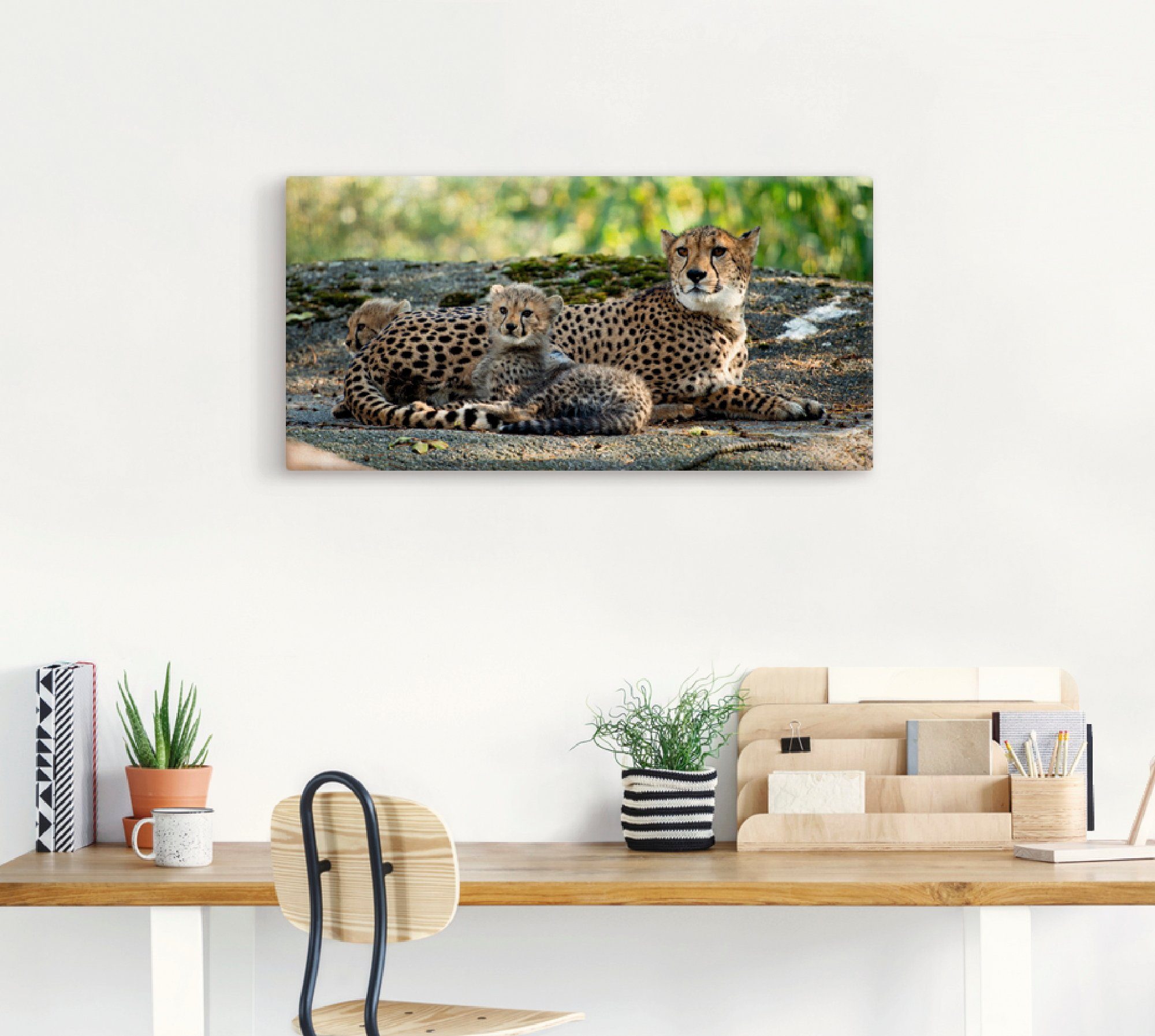 Artland Artprint Jachtluipaard 2 als artprint op linnen, poster, muursticker in verschillende maten