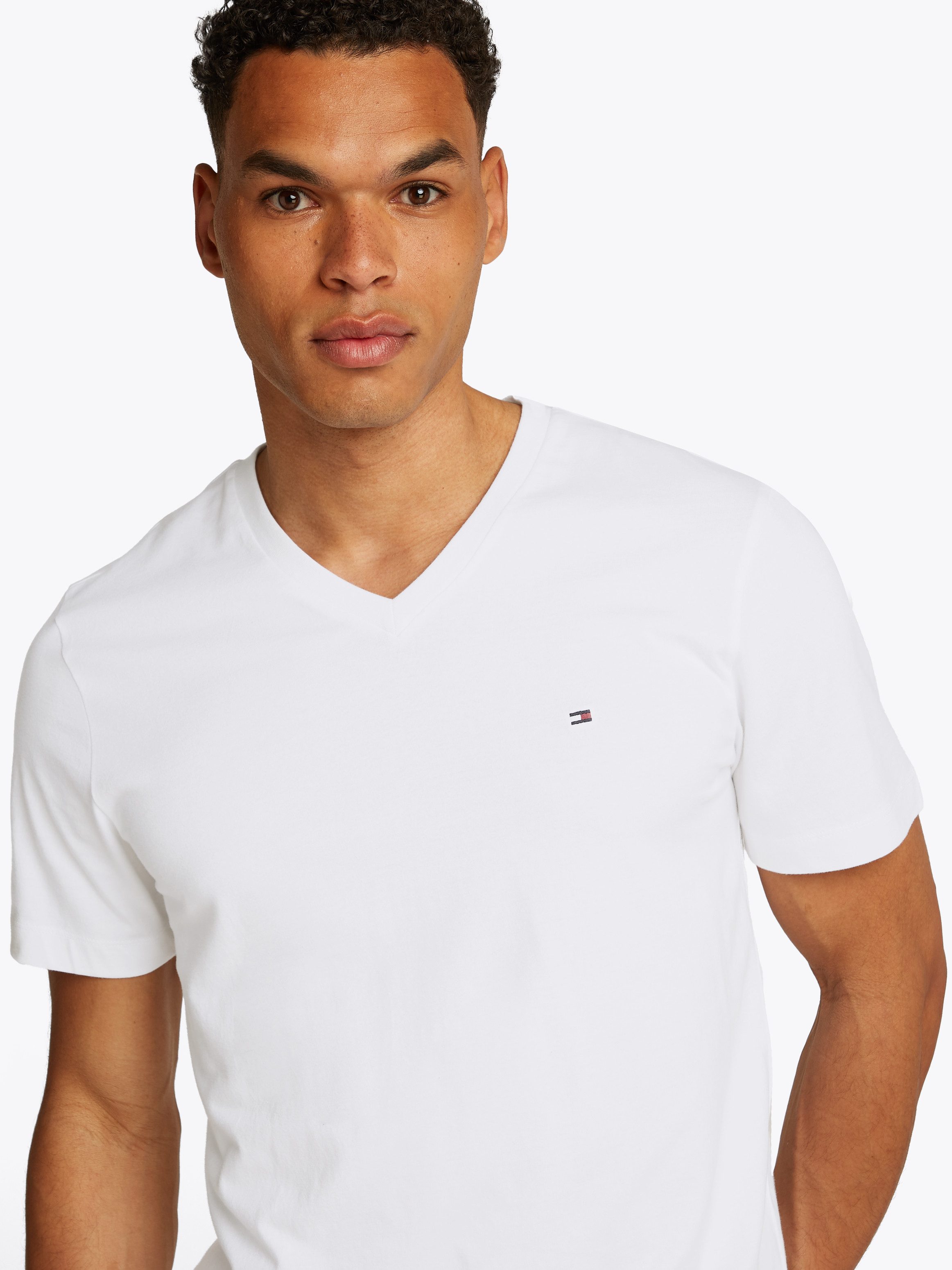 Tommy Hilfiger Shirt met V-hals ESSENTIAL V-NECK TEE