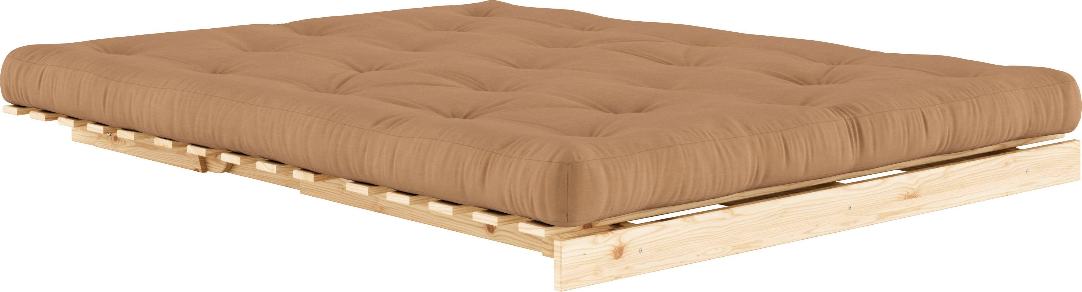Karup Slaapbank Roots 160 slaapbank, logeerbed, bank met futonmatras Incl. futonmatras, ligoppervlak 160x200 cm, FSC® gecertificeerd dennenhout (2 stuks)