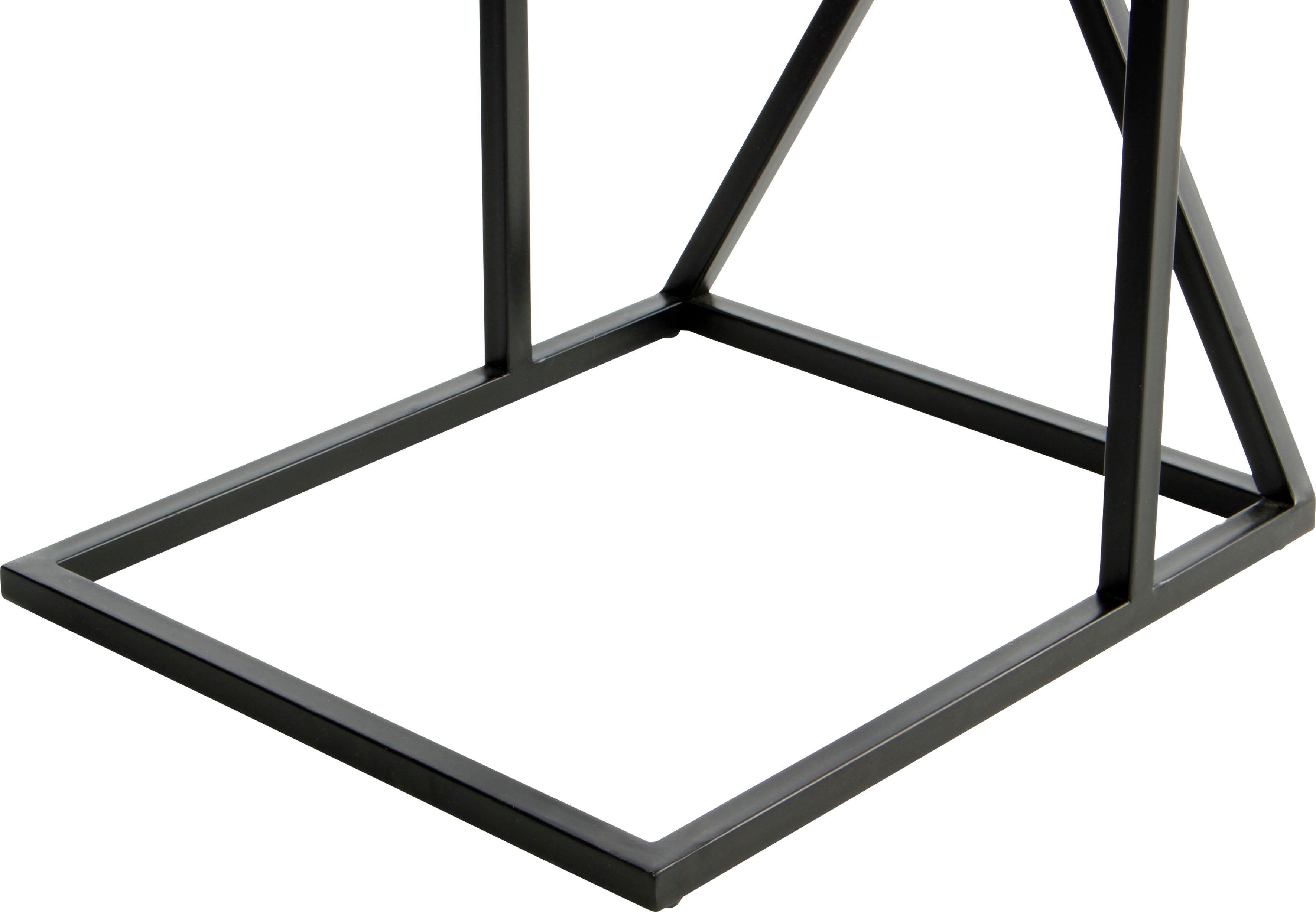 Kayoom Bijzettafel Louis 125, design-tafel met stijl, marmer tafelblad Marmeren tafelblad detailrijk, robuust frame, tijdloos (1 stuk)