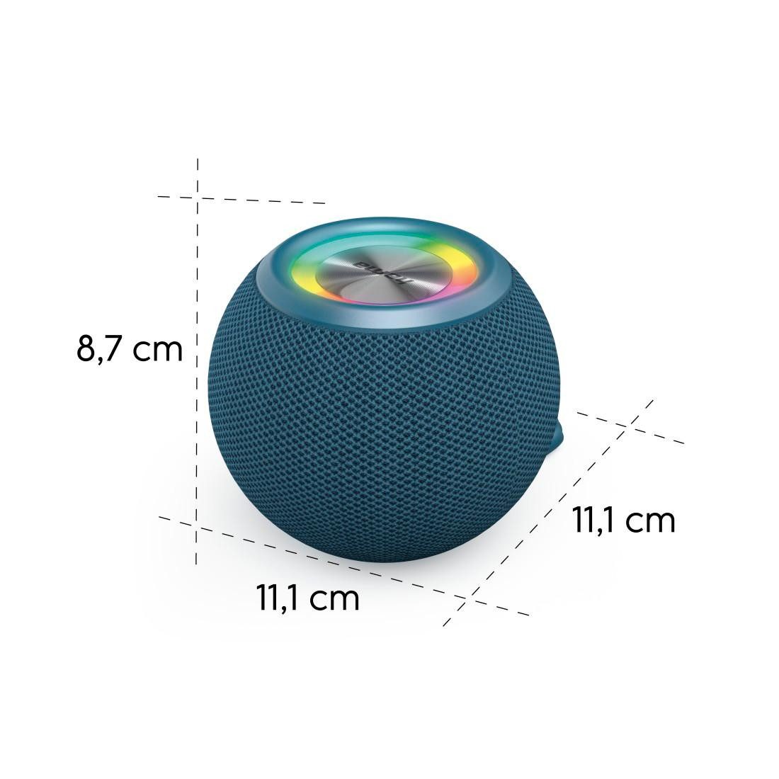 Hama Bluetooth luidspreker Bluetooth®-luidspreker "Ball Shape Speaker", 5 lichtmodi, 5W