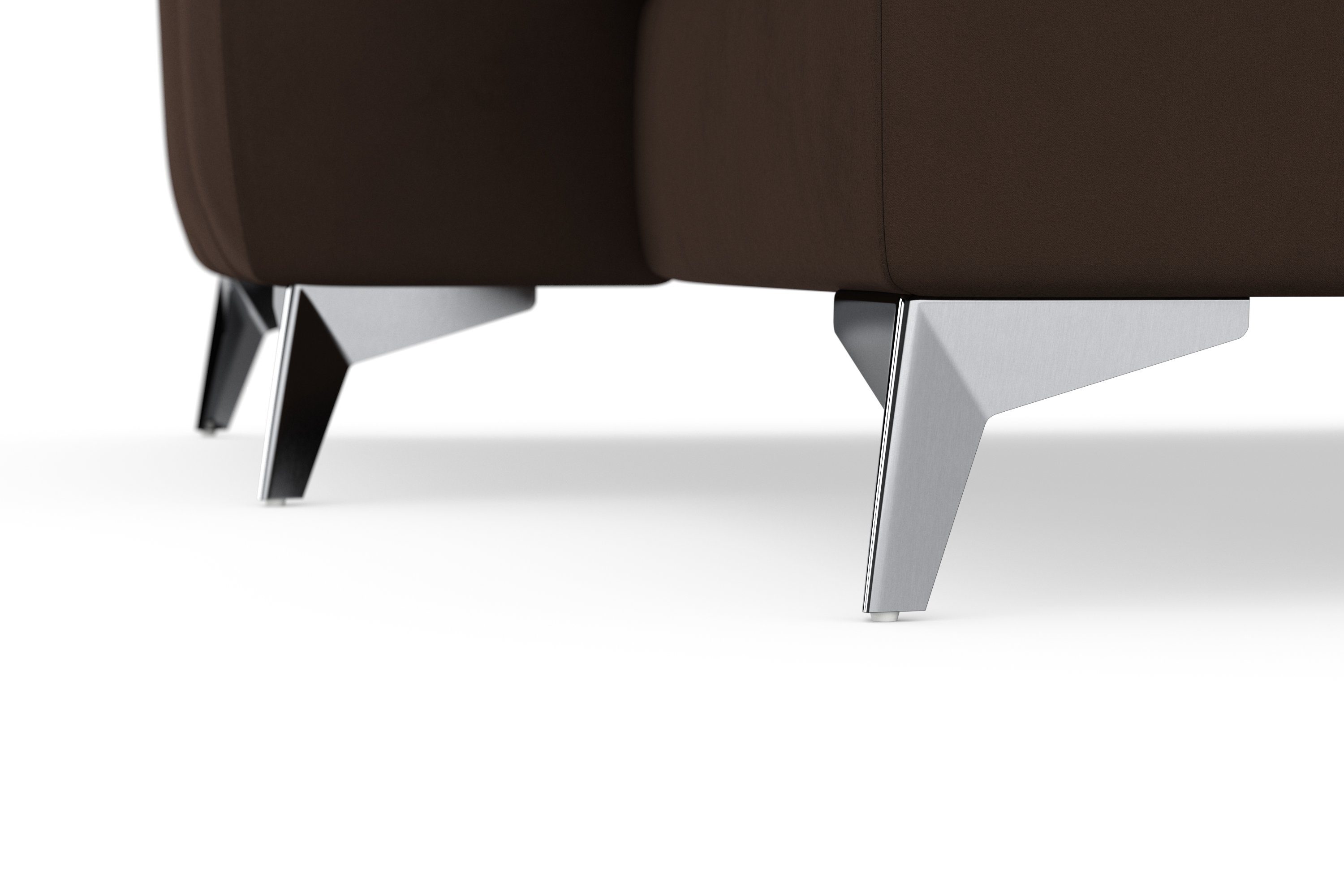 sit&more Zithoek Sinatra U-vorm optioneel met verstelbare hoofdsteun en armleuning etc.