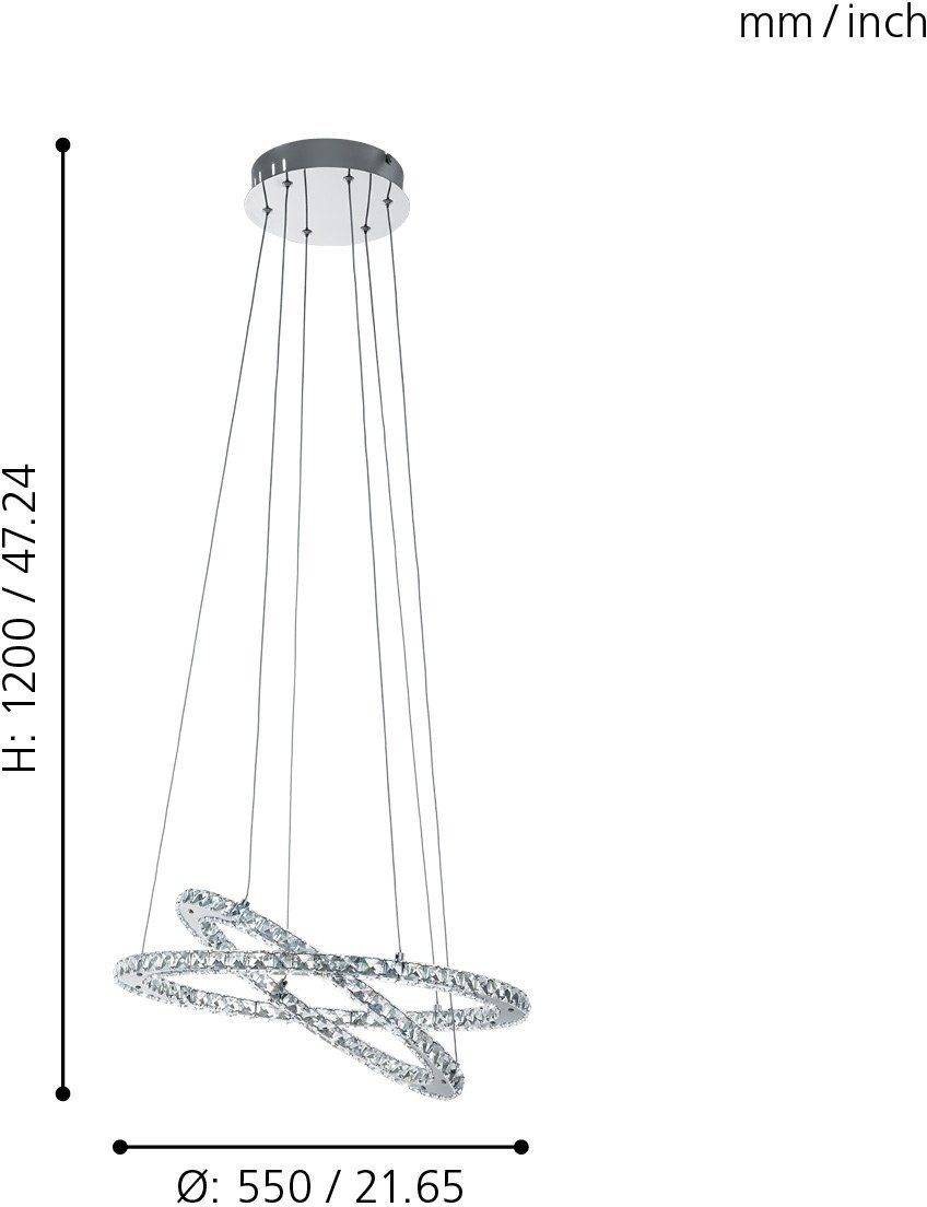 EGLO Hanglamp VARRAZO Hanglicht, hanglamp (1 stuk)
