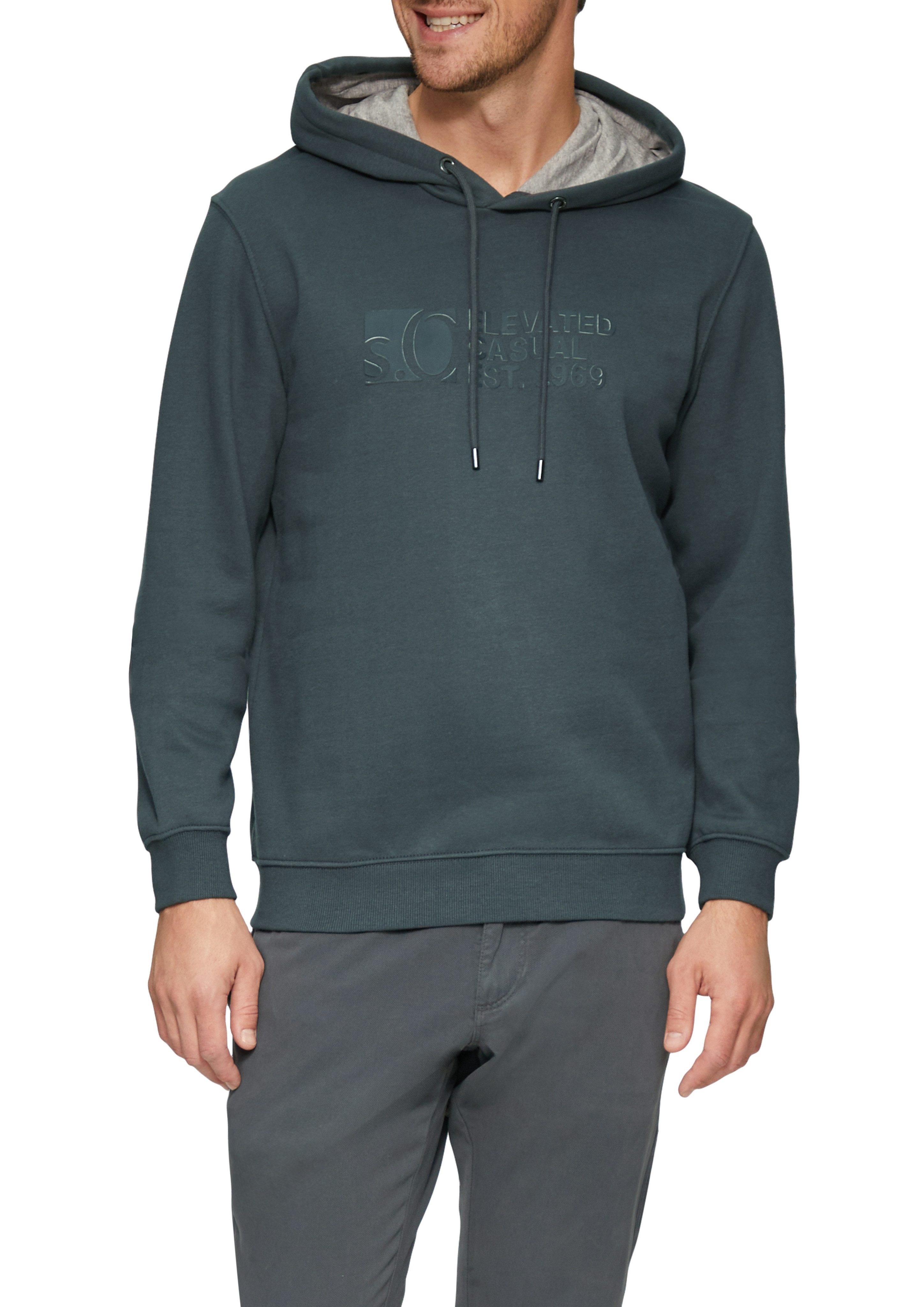 S.Oliver Hoodie met frontprint