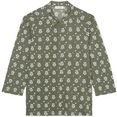 marc o'polo gedessineerde blouse met een modieuze print all-over groen