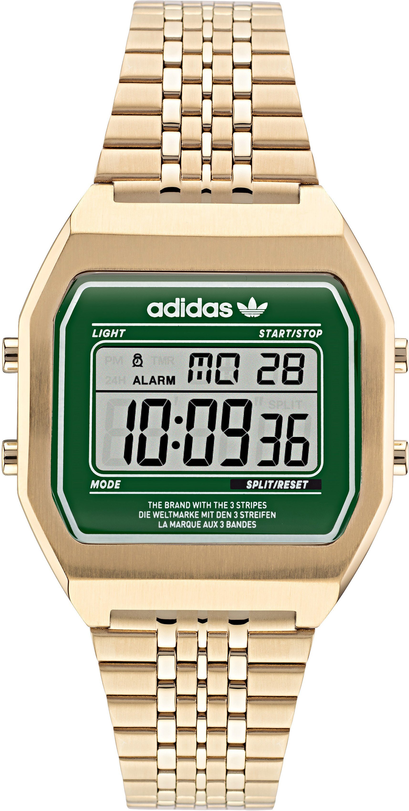 adidas Originals Digitale klok DIGITAL TWO, AOST220712I Polshorloge, quartz, dameshorloge, herenhorloge, unisex, roestvrijstalen band