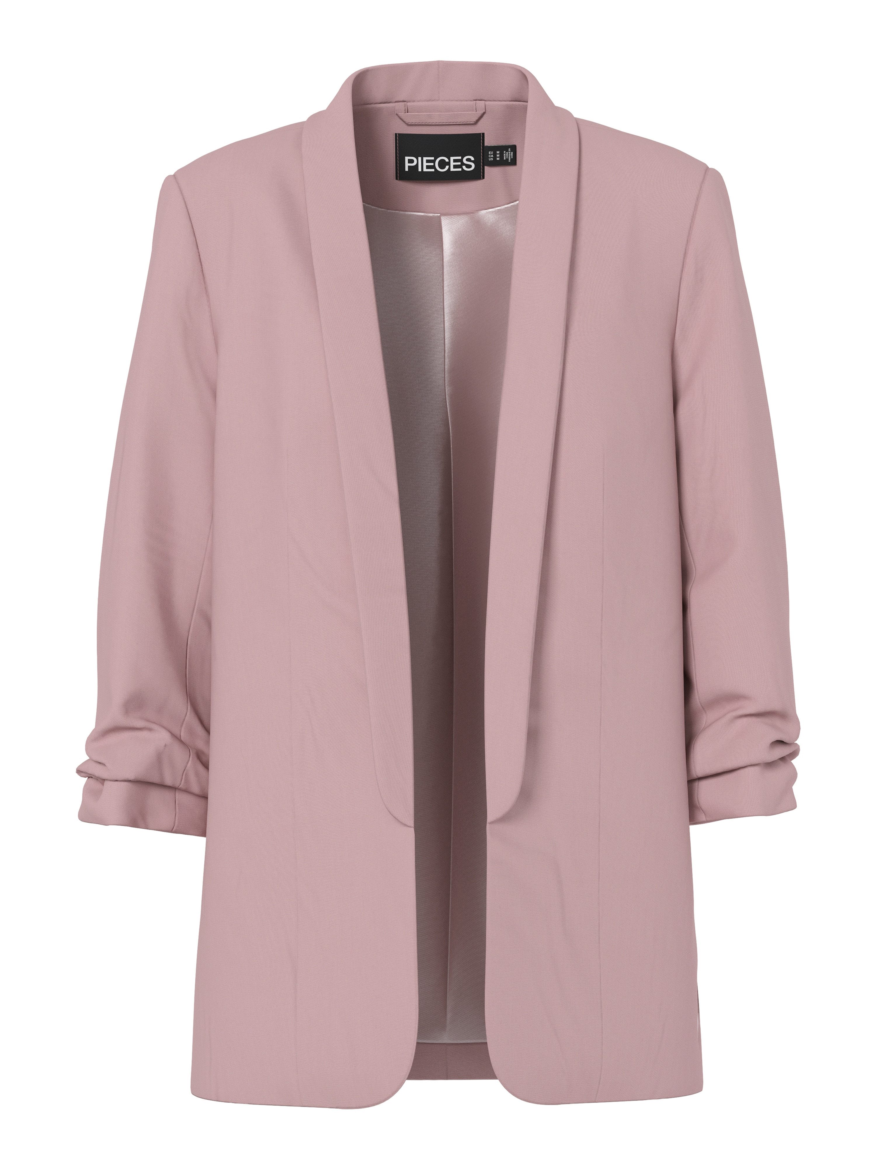 pieces Blouseblazer PCBOSELLA 3/4 BLAZER NOOS met plooidetail op de mouw