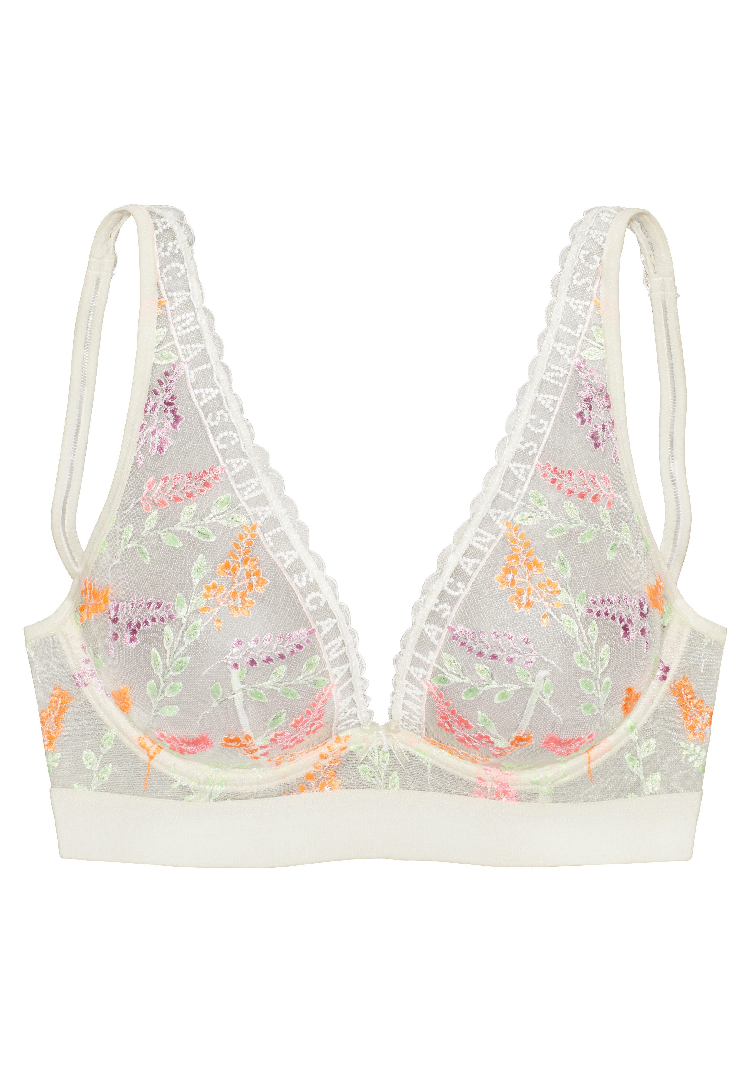 Lascana Beugel-bh met fijne, glanzende bloemenborduursel, sexy lingerie